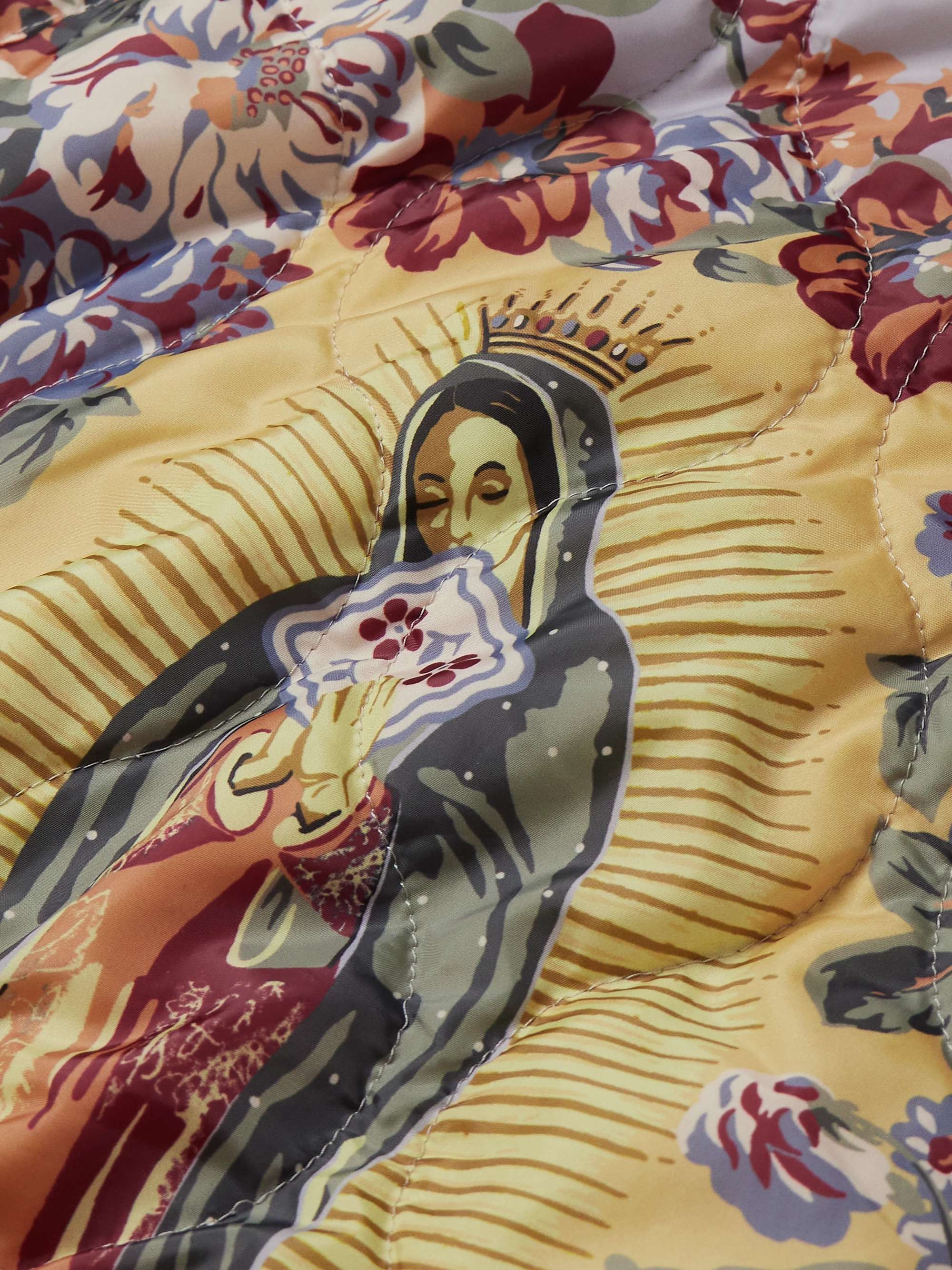 Peckish Maria Cotton-Jersey and Quilted Shell Sweatshirt view