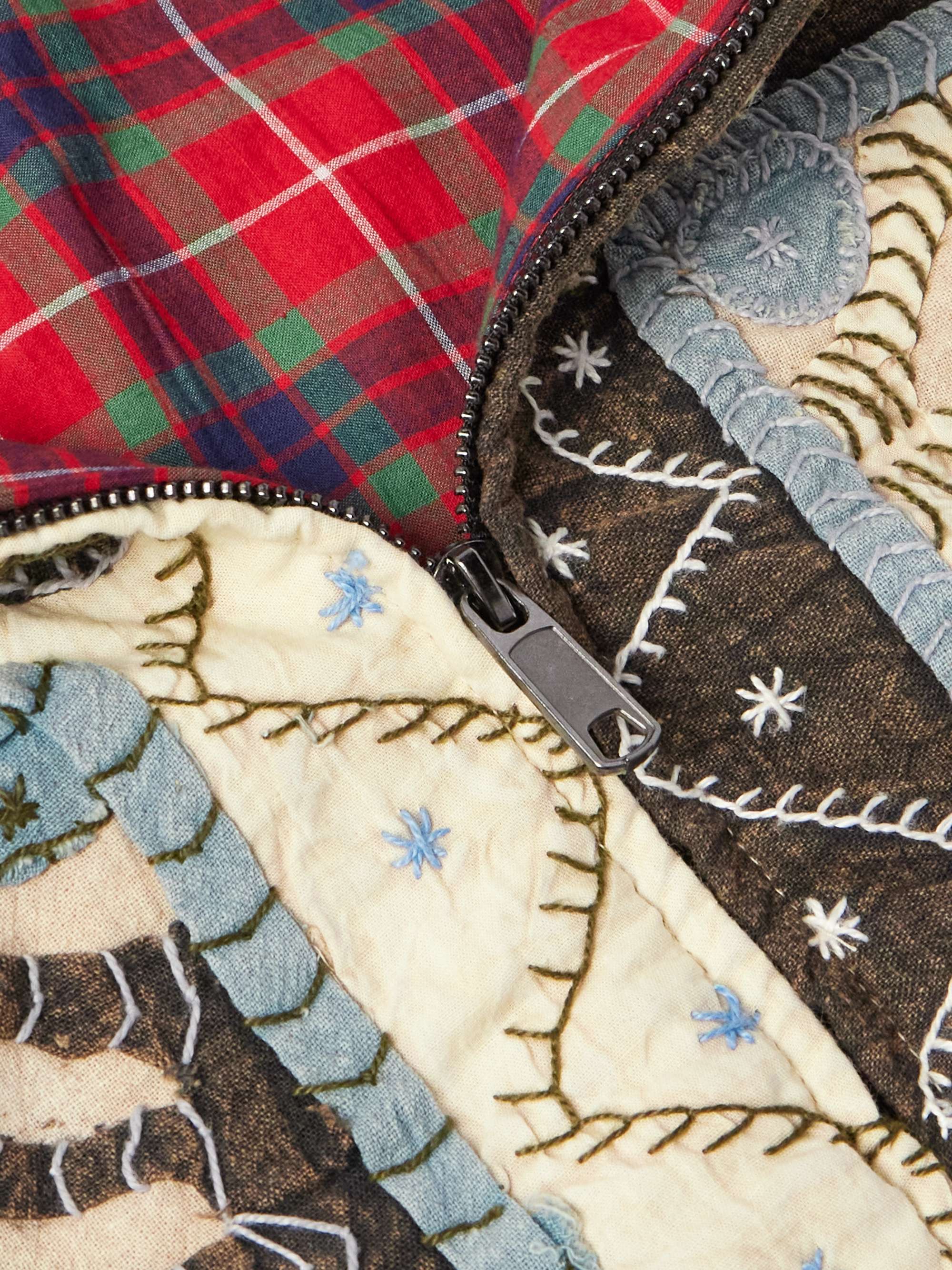 + Baracuta Patchwork Embroidered Quilted Cotton Jacket view