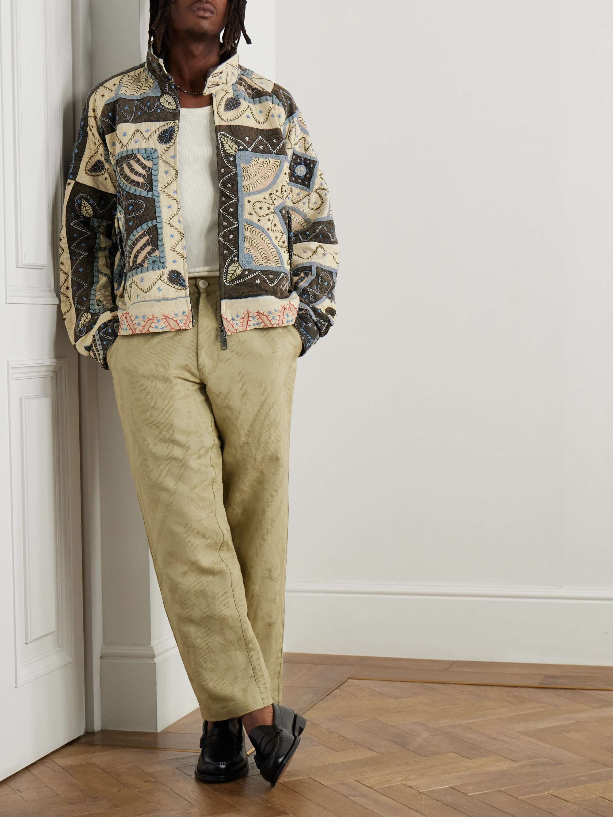 + Baracuta Patchwork Embroidered Quilted Cotton Jacket view