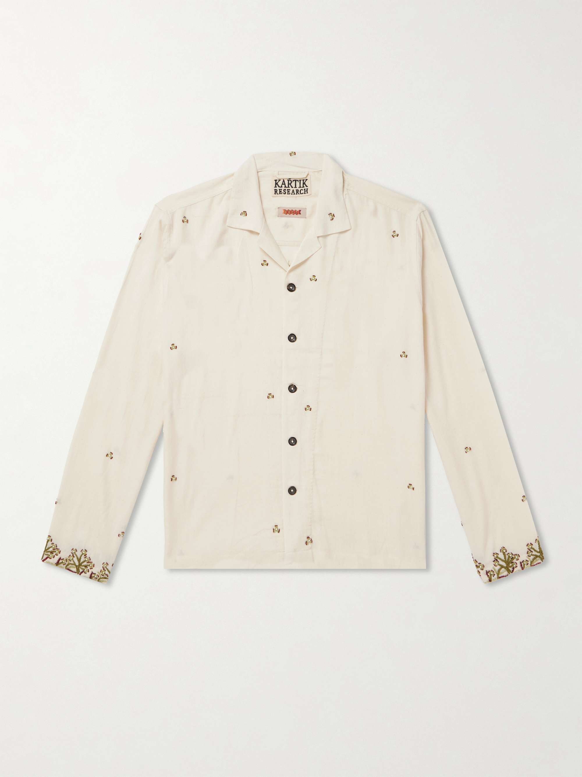 + Baracuta Camp-Collar Embroidered Cotton Shirt view
