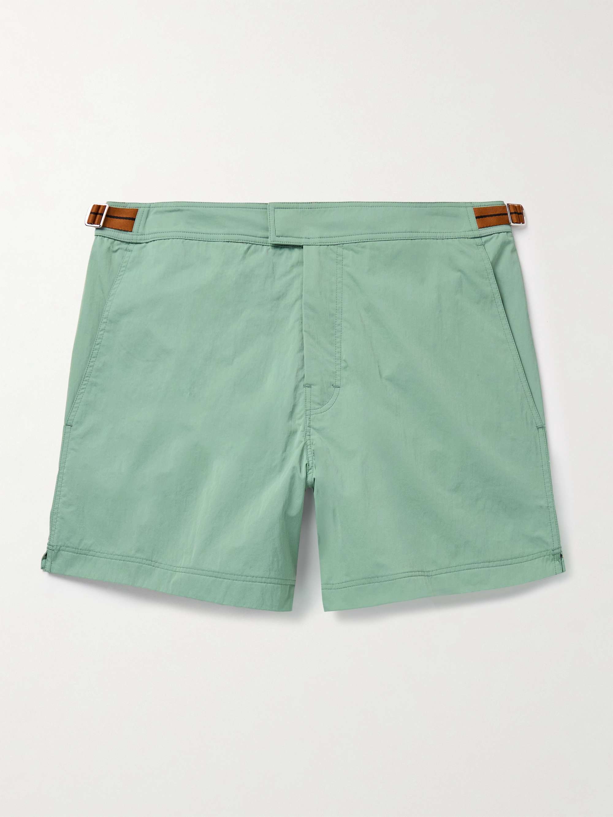 Straight-Leg Mid-Length Swim Shorts view