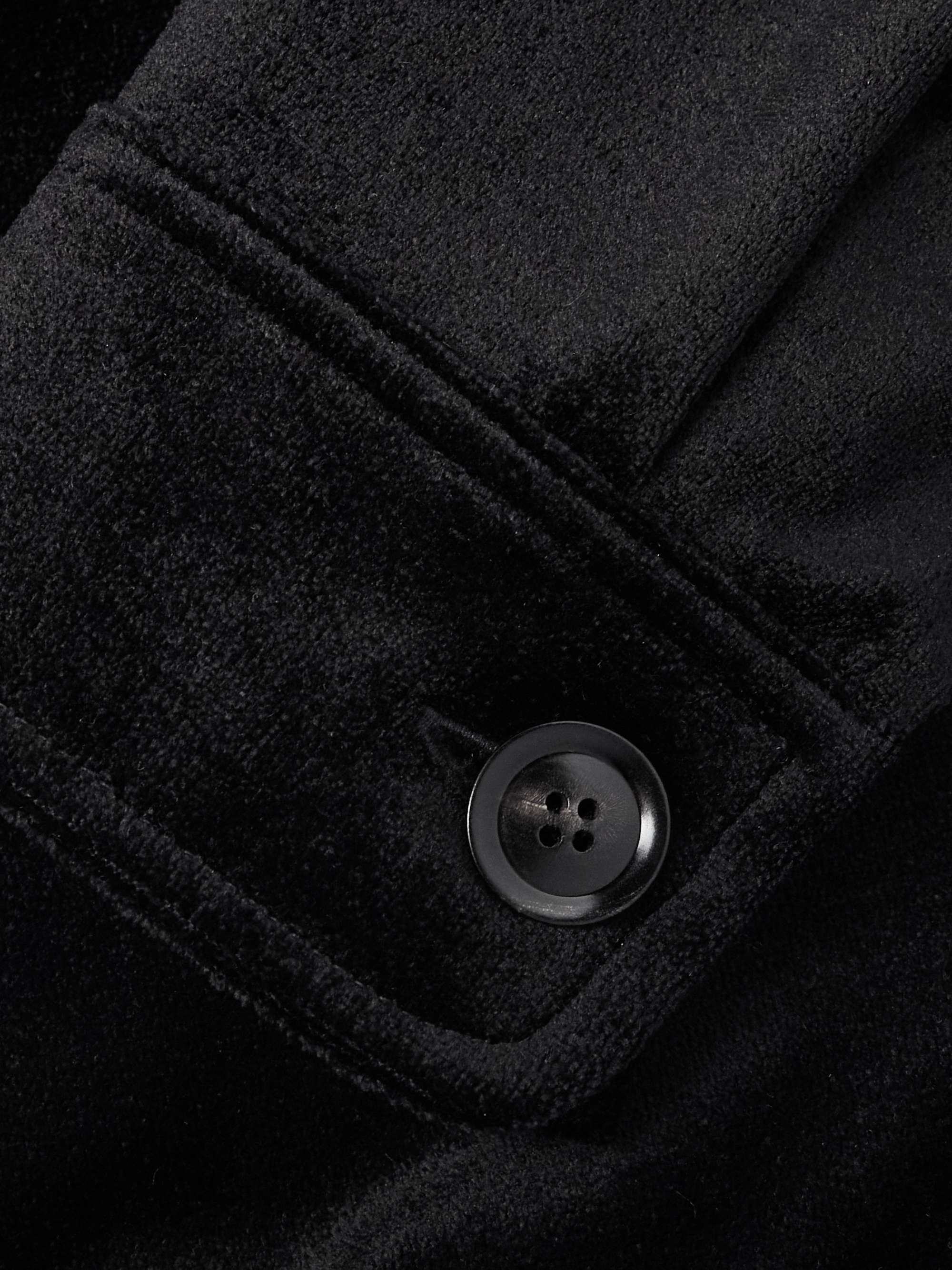 Silk and Cotton-Blend Velvet Track Jacket view