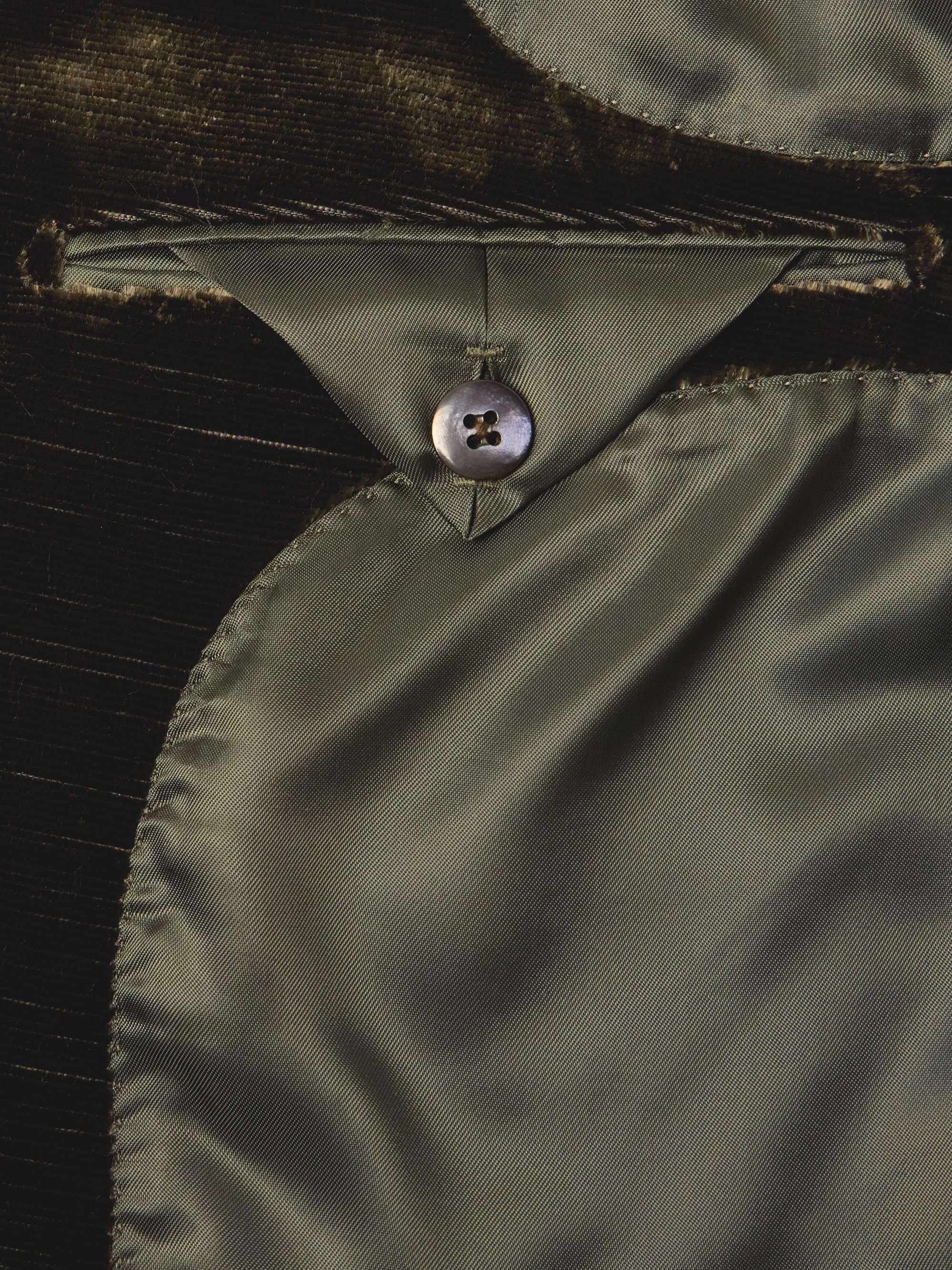 Atticus Slim-Fit Cotton-Velvet Blazer view