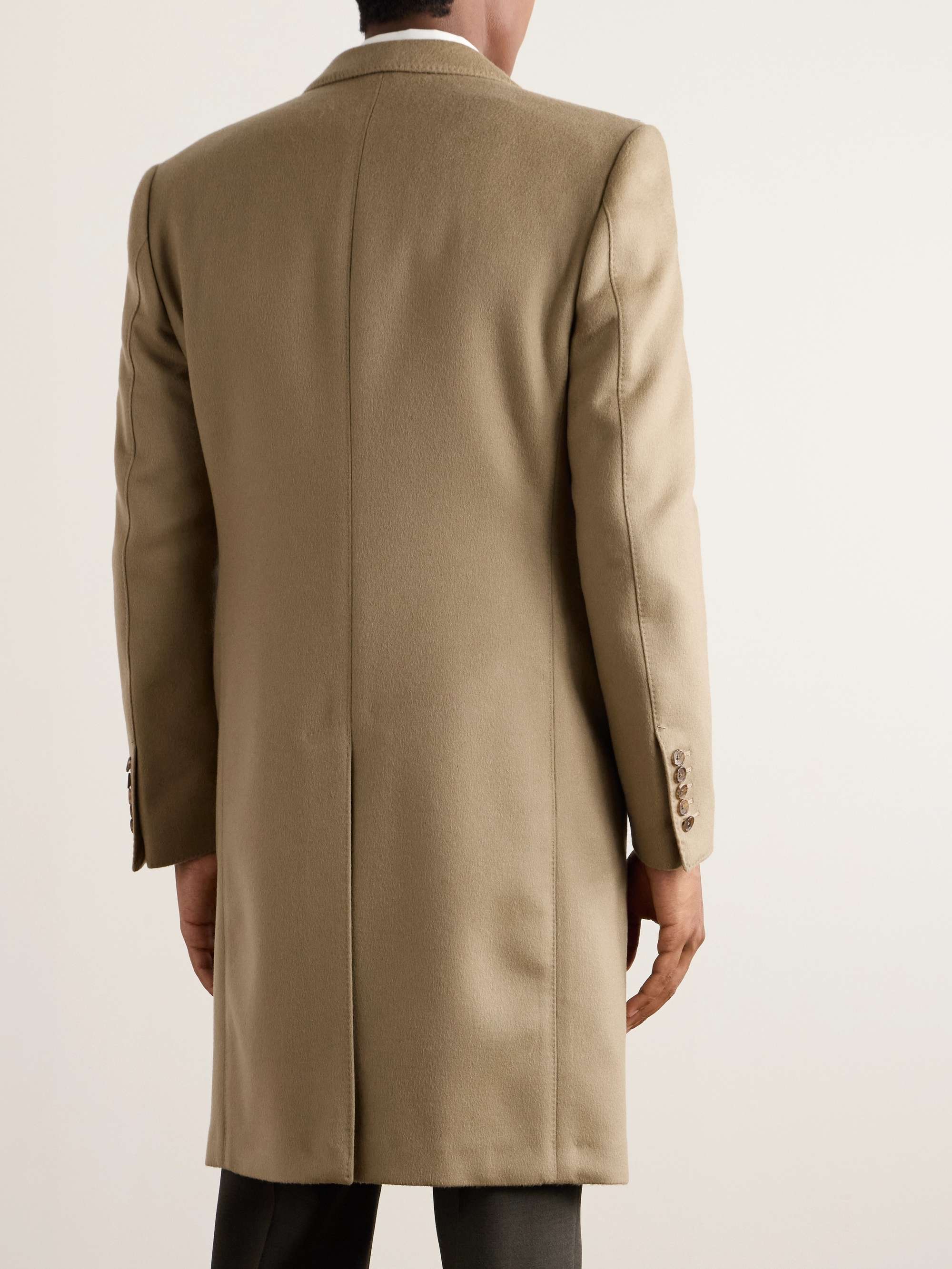 Brushed Wool and Cashmere-Blend Coat view