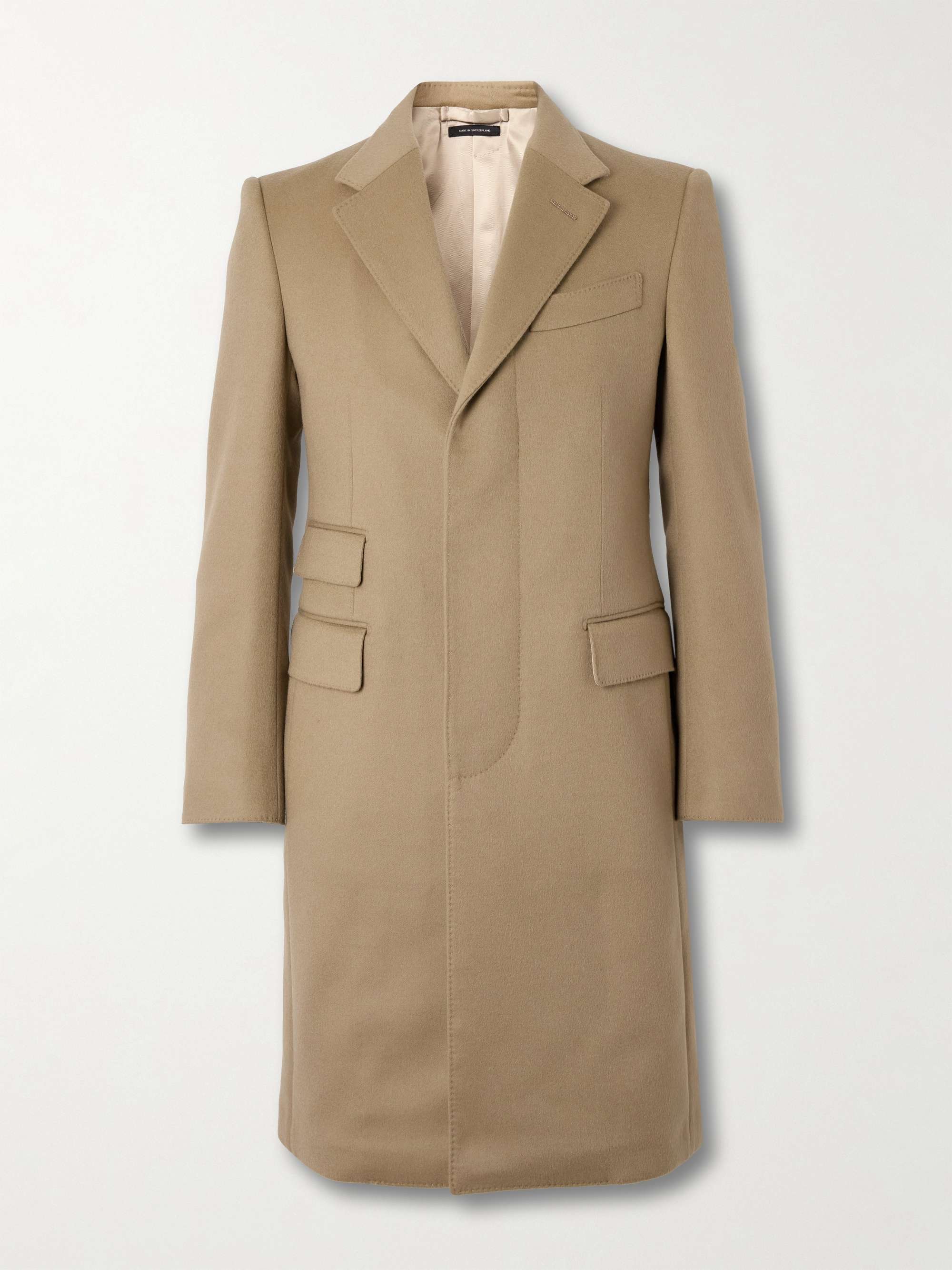 Brushed Wool and Cashmere-Blend Coat view
