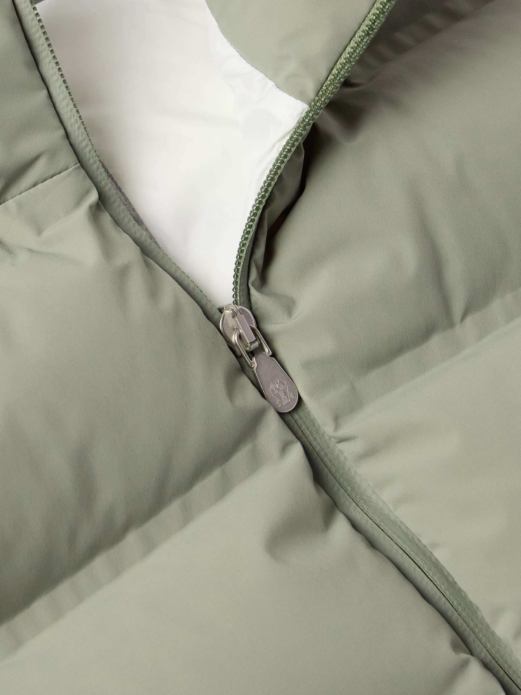 Quilted Shell Hooded Down Gilet view