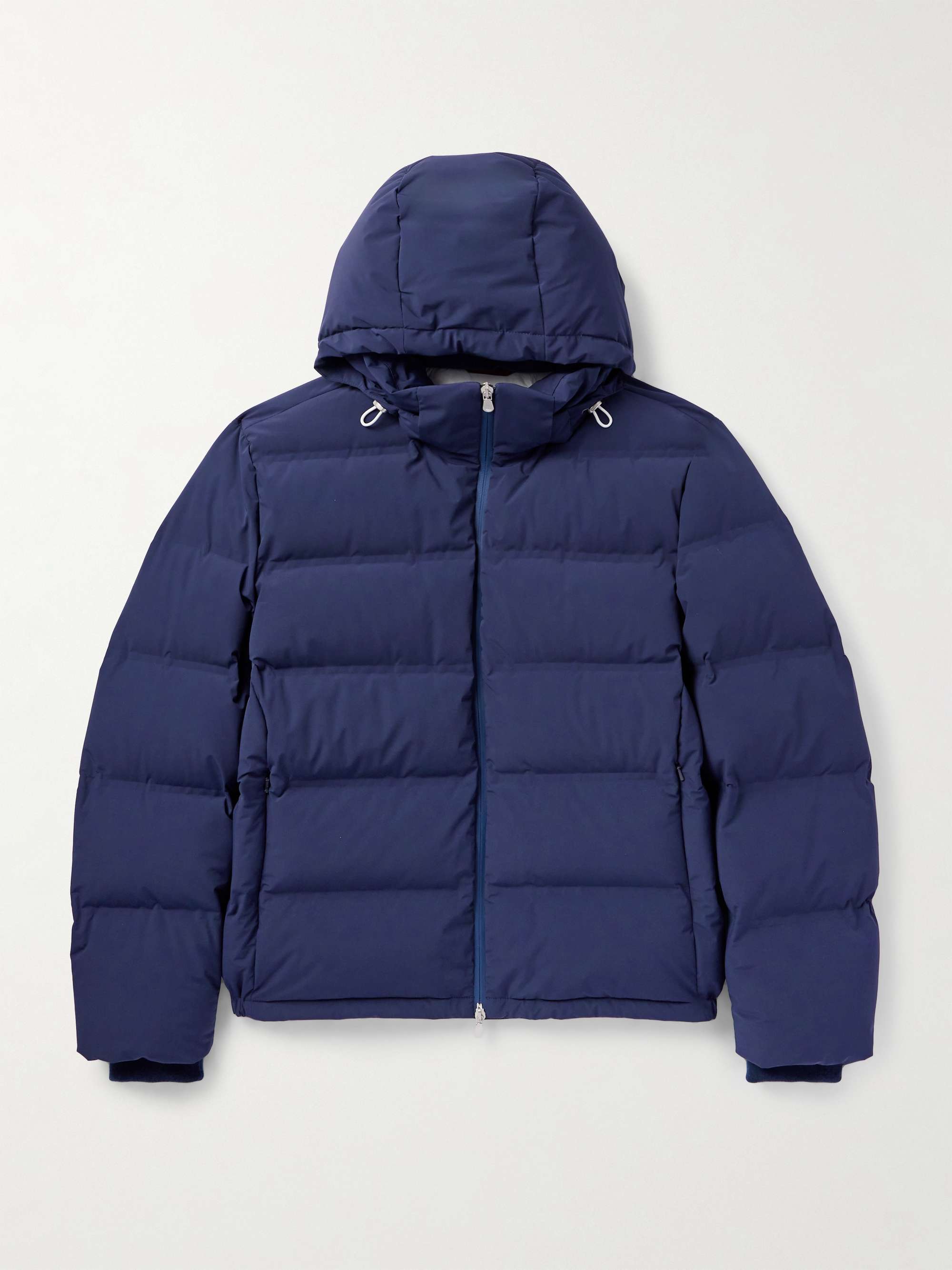 Quilted Padded Hooded Shell Down Jacket view