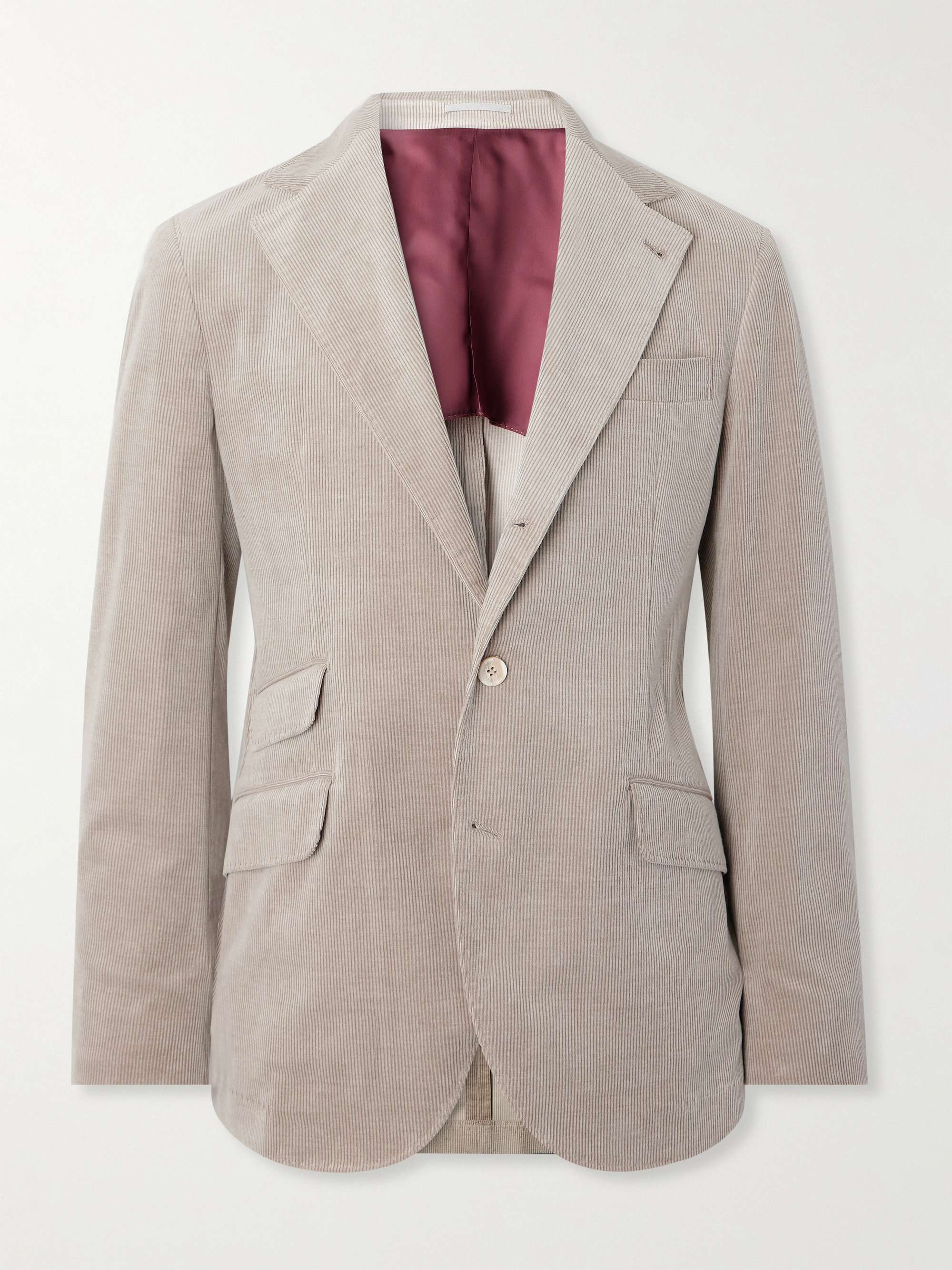Cotton-Blend Corduroy Suit Jacket view