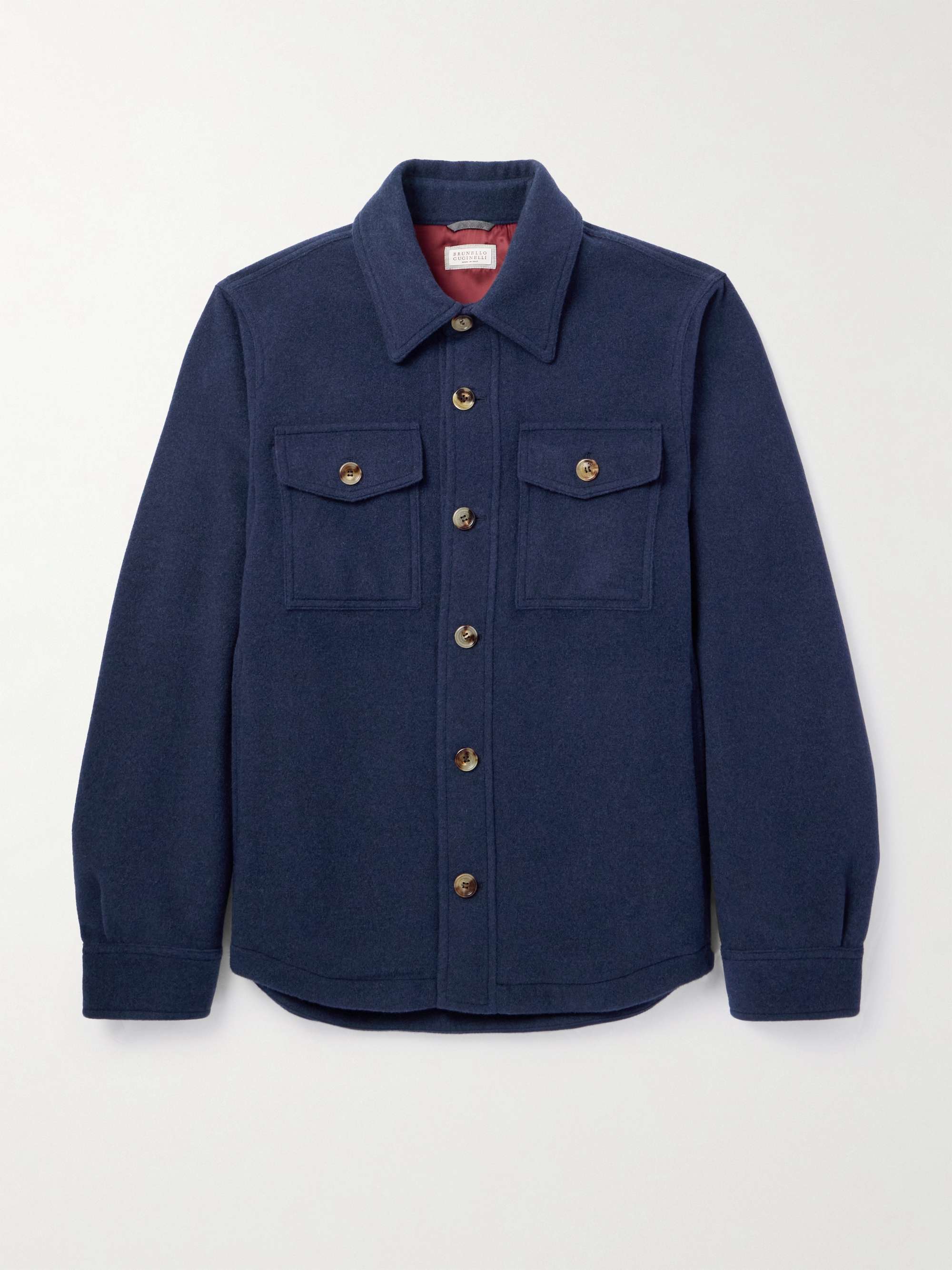 Cashmere-Felt Overshirt view