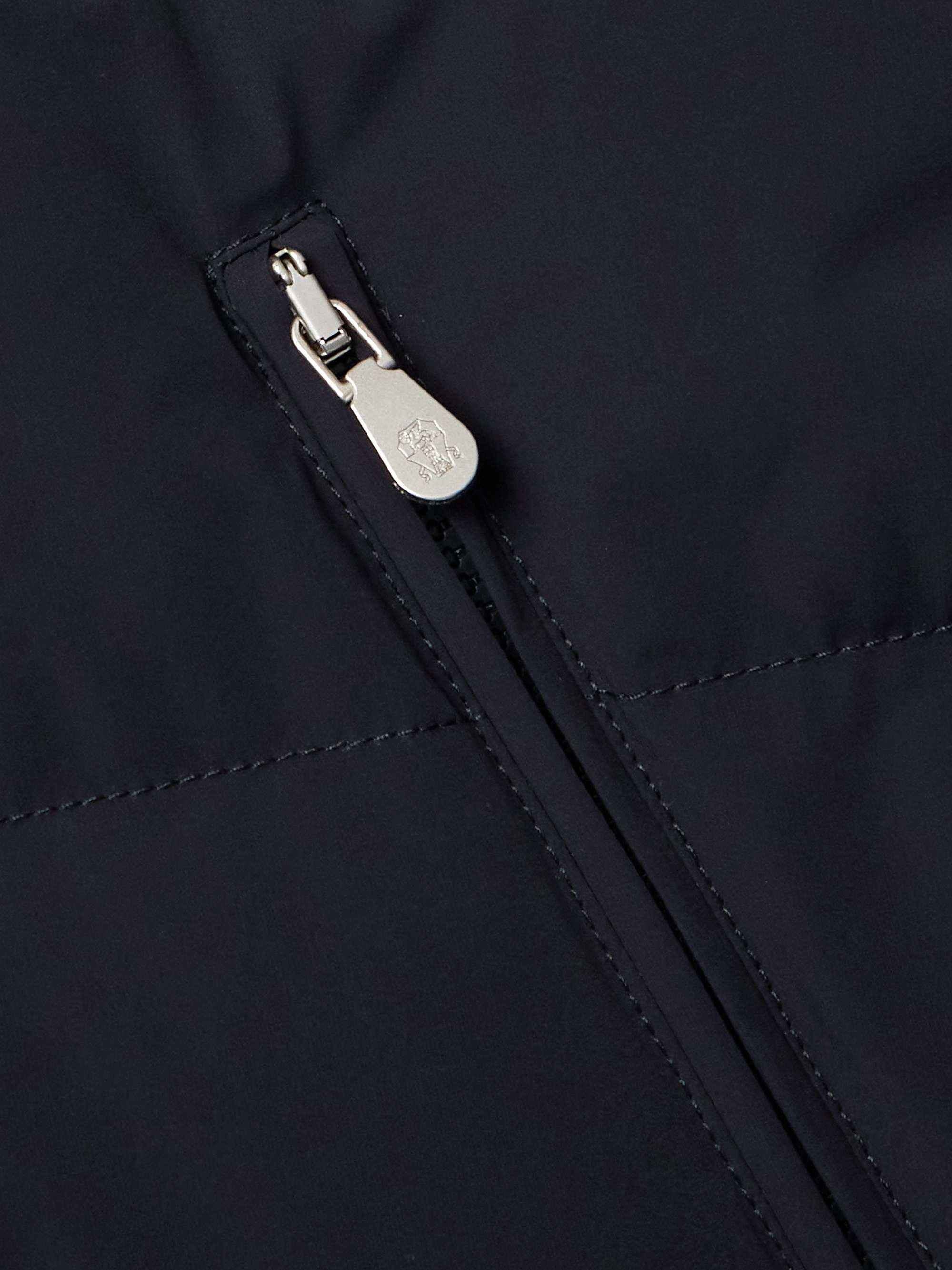 Quilted Shell Hooded Down Coat view