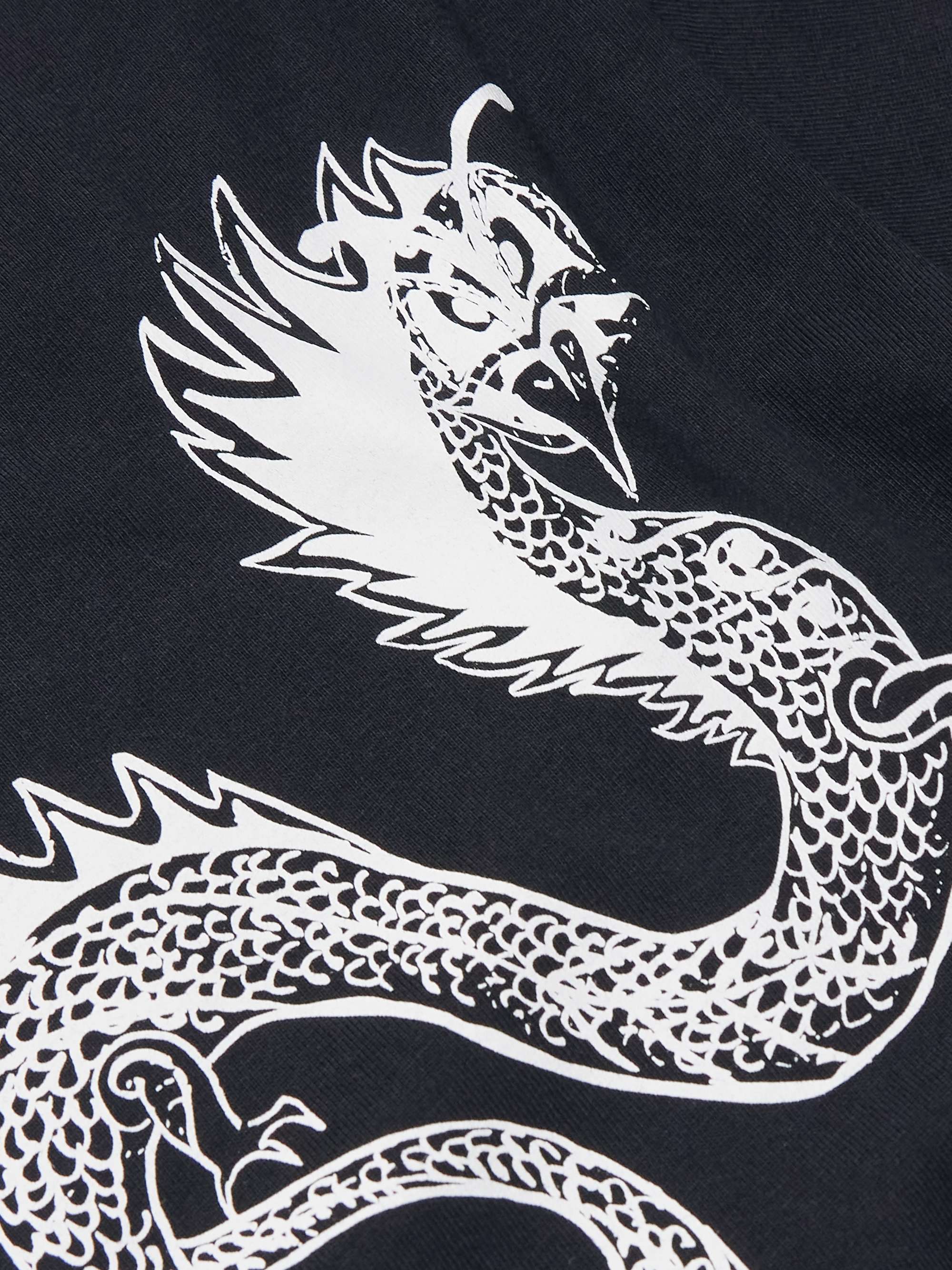 Taniwha Logo-Print Cotton-Jersey T-Shirt view
