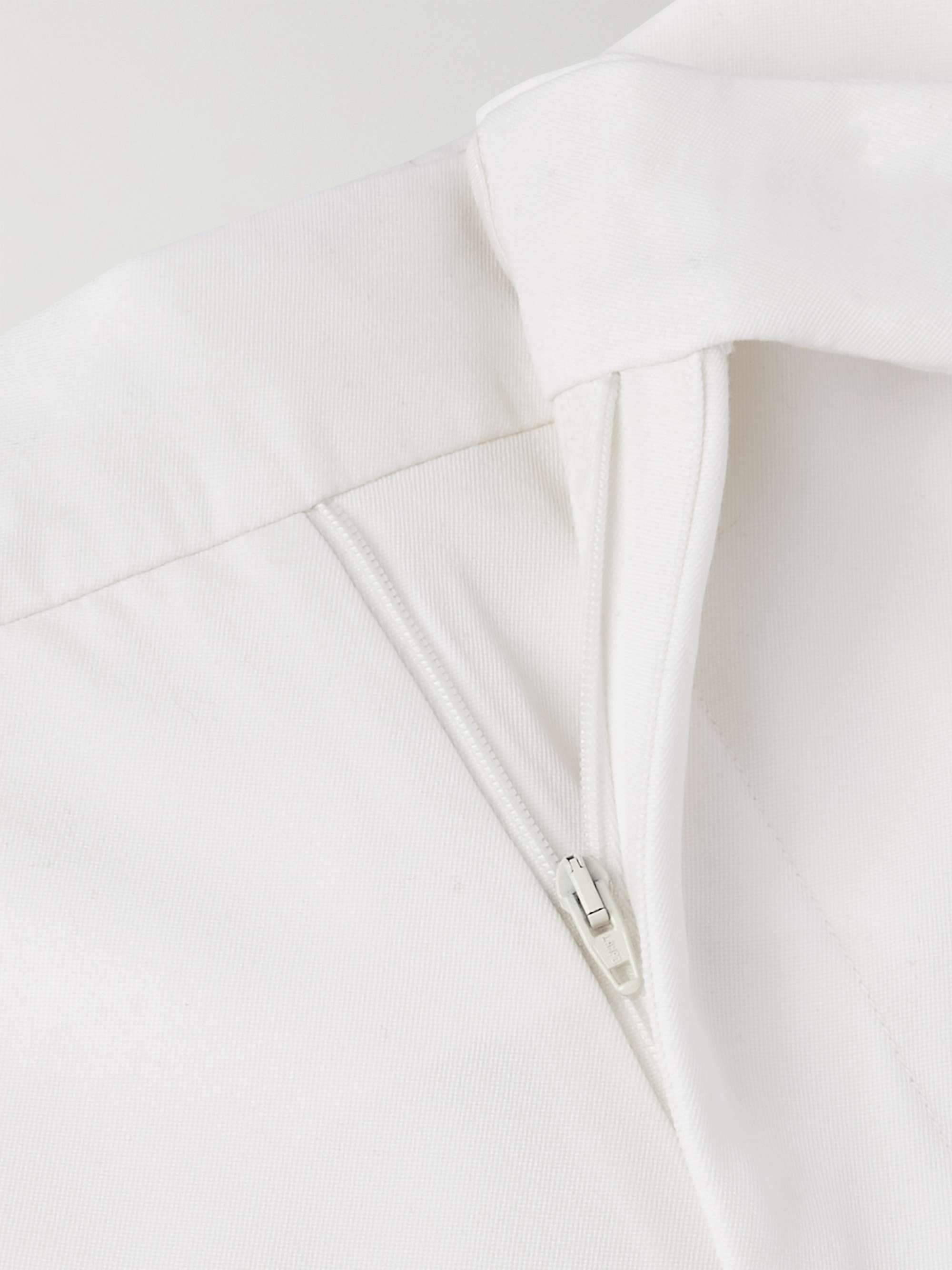 Straight-Leg Wool-Twill Suit Trousers view