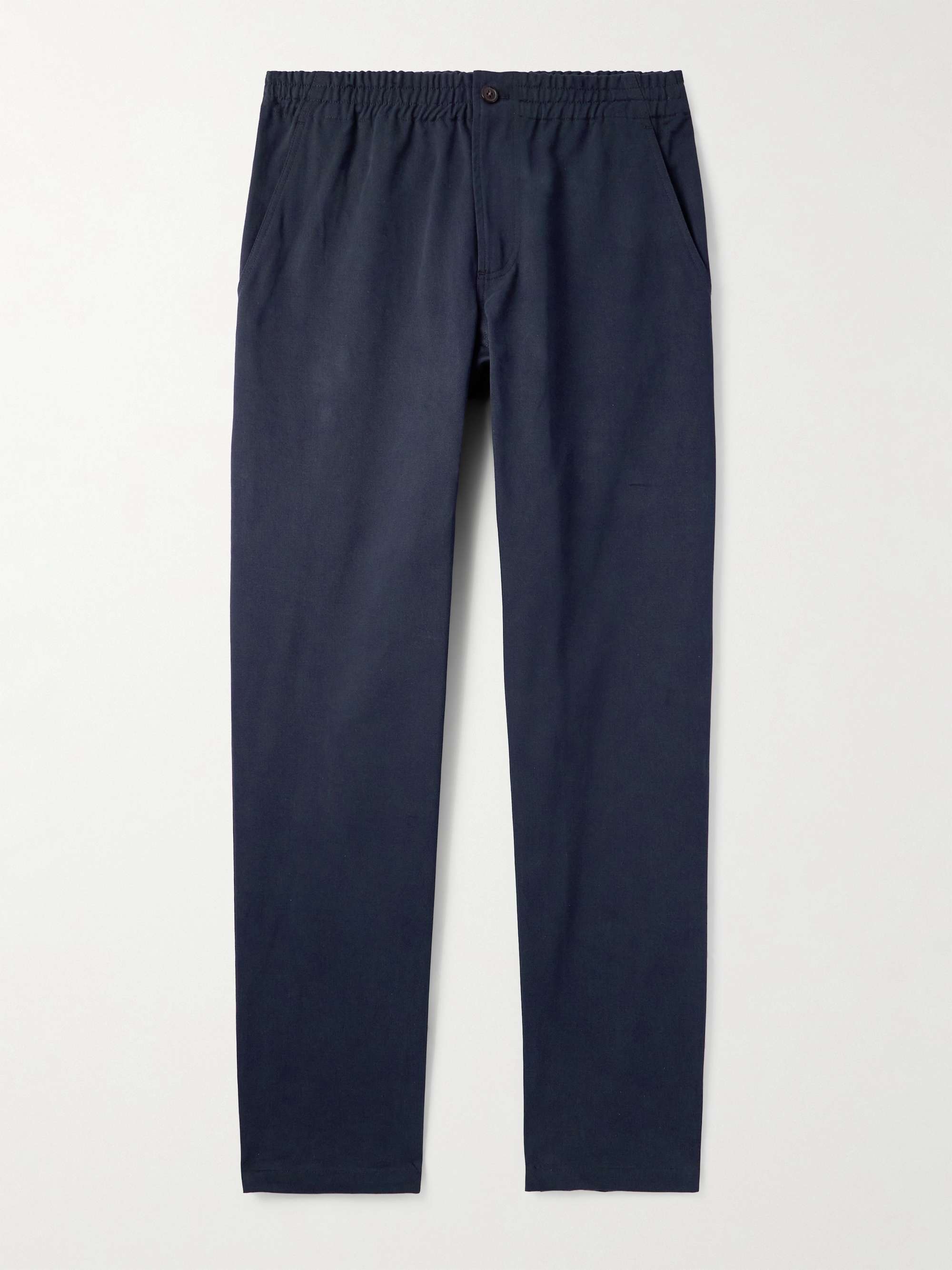 Chuck Straight-Leg Cotton-Twill Trousers view
