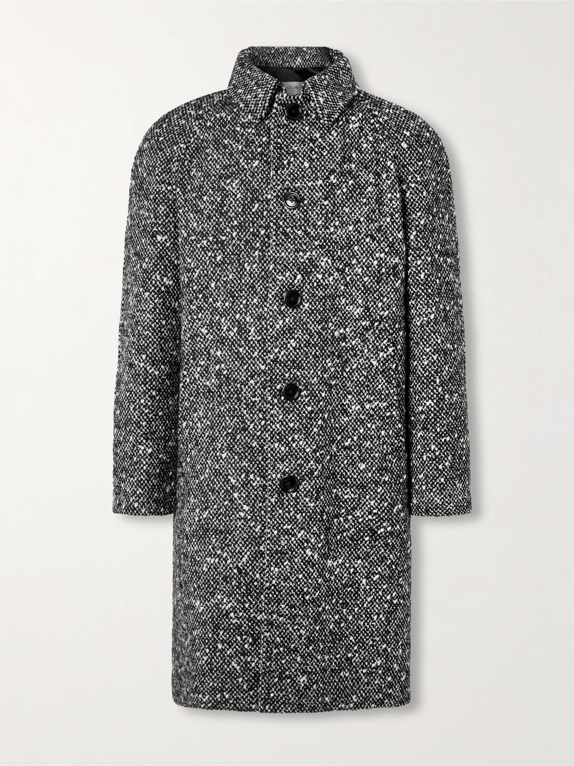 Wool-Blend Tweed Coat view
