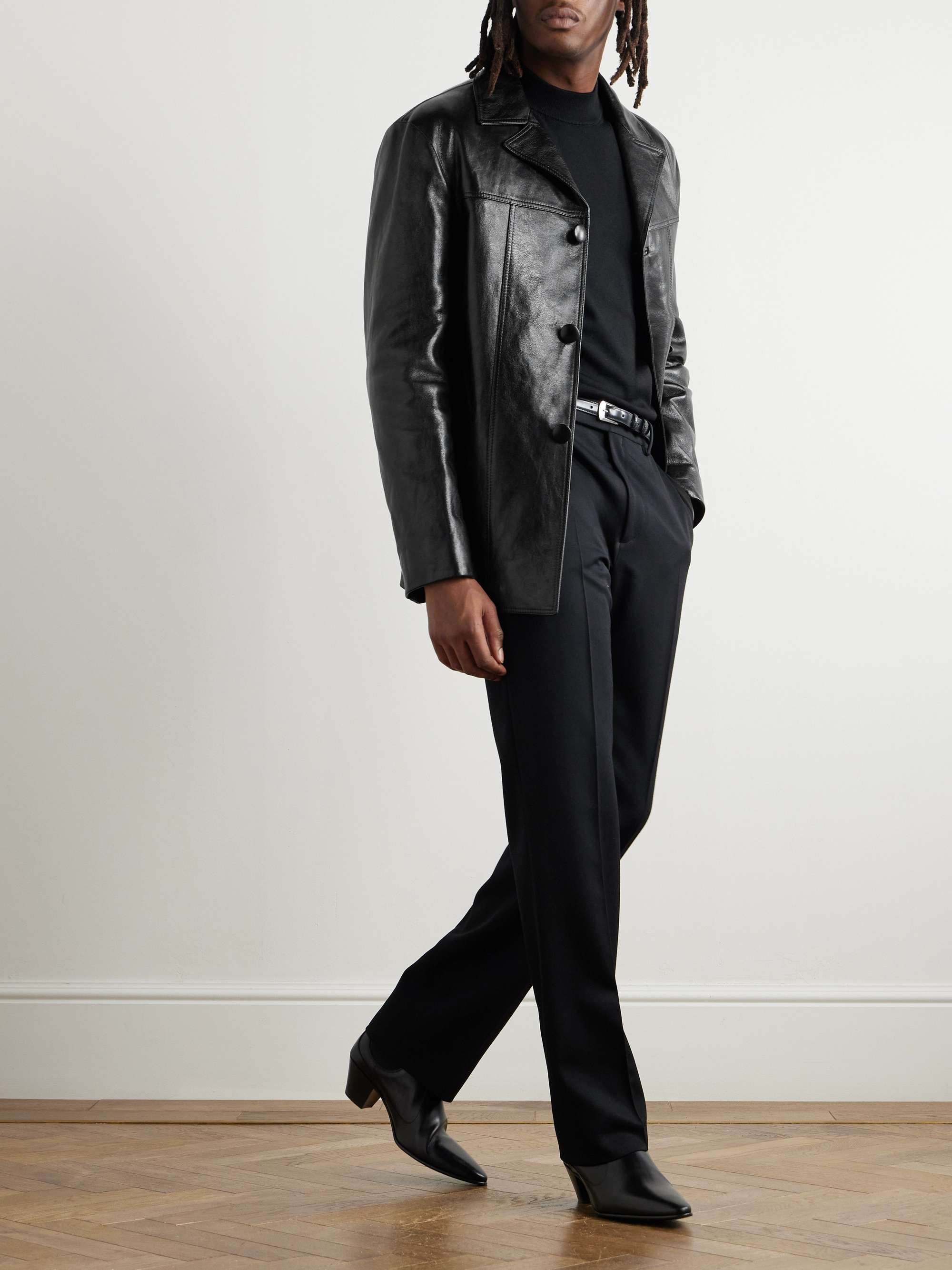 Waxed-Leather Jacket view