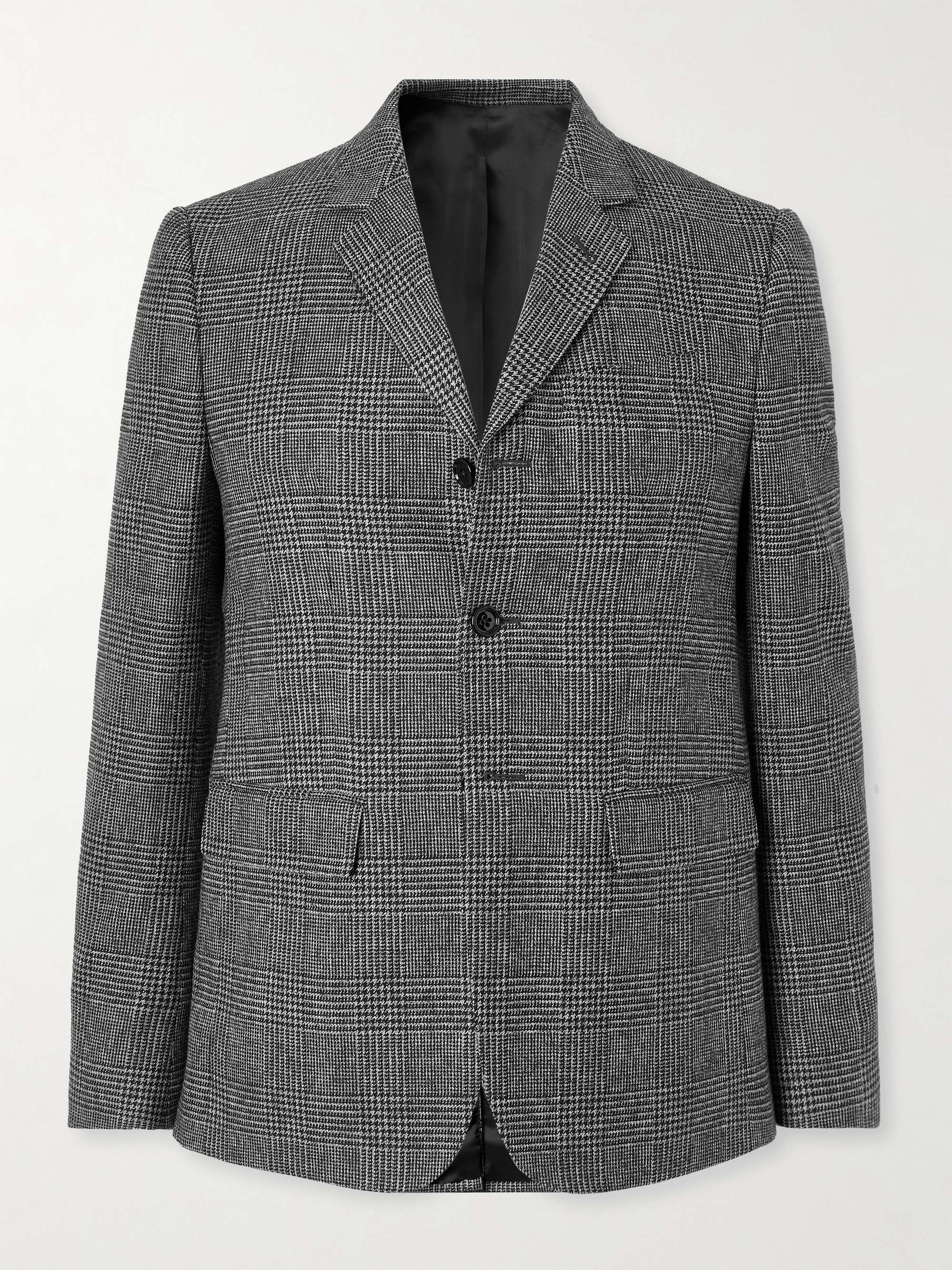 Prince of Wales Checked Wool Blazer view