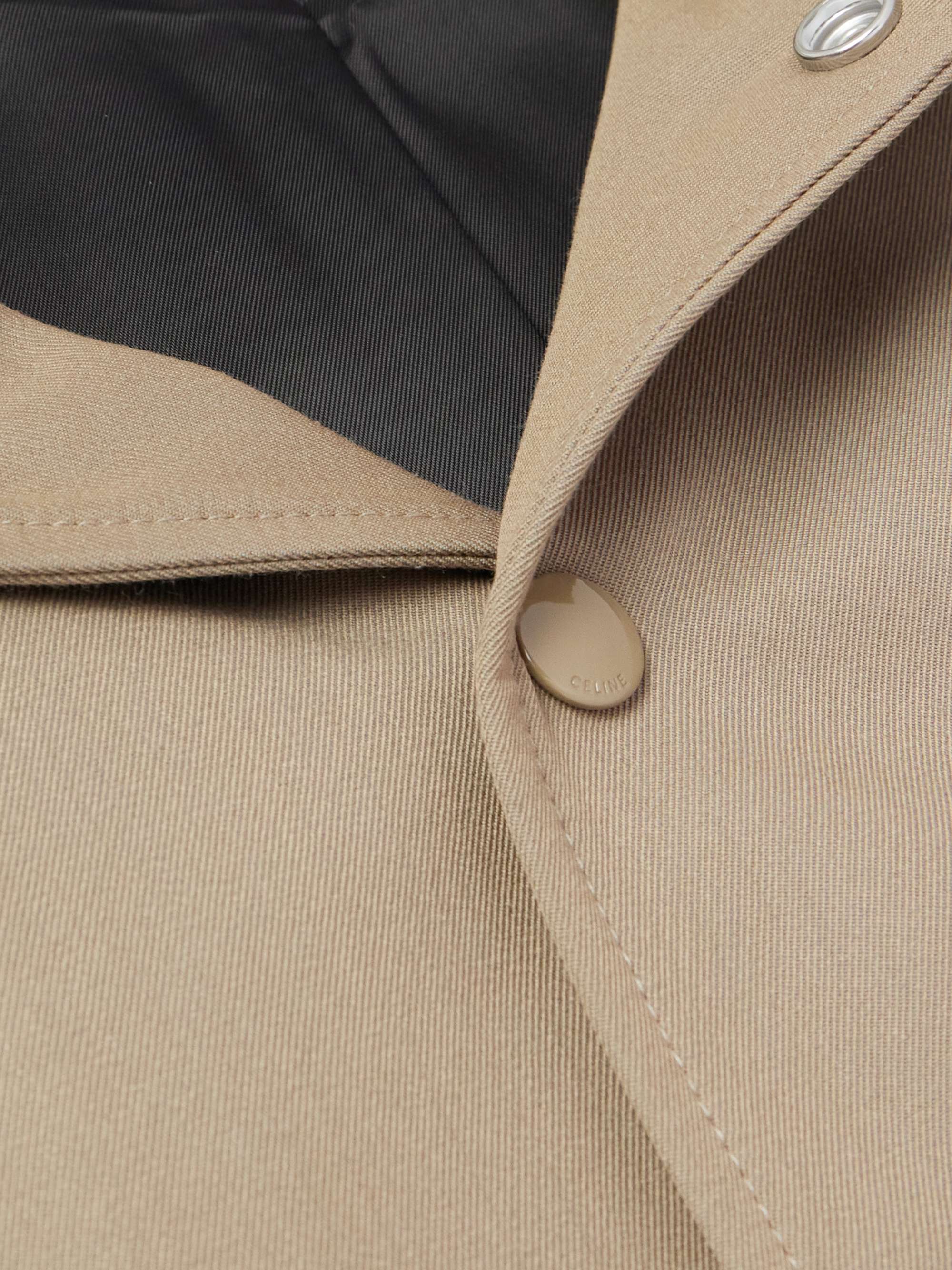 Teddy Logo-Embroidered Wool and Cotton-Blend Gabardine Bomber Jacket view