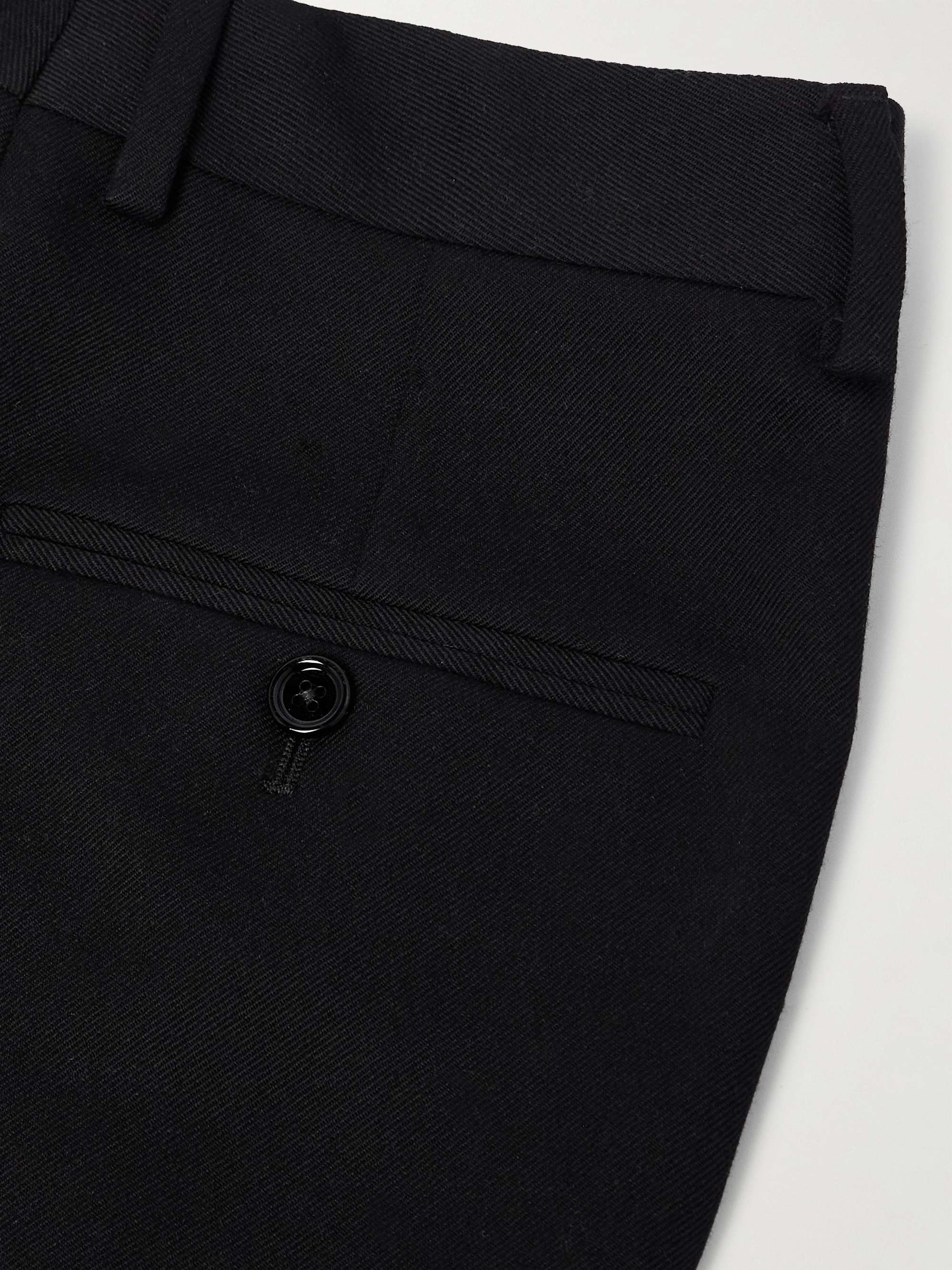 Slim-Fit Wool-Twill Trousers view