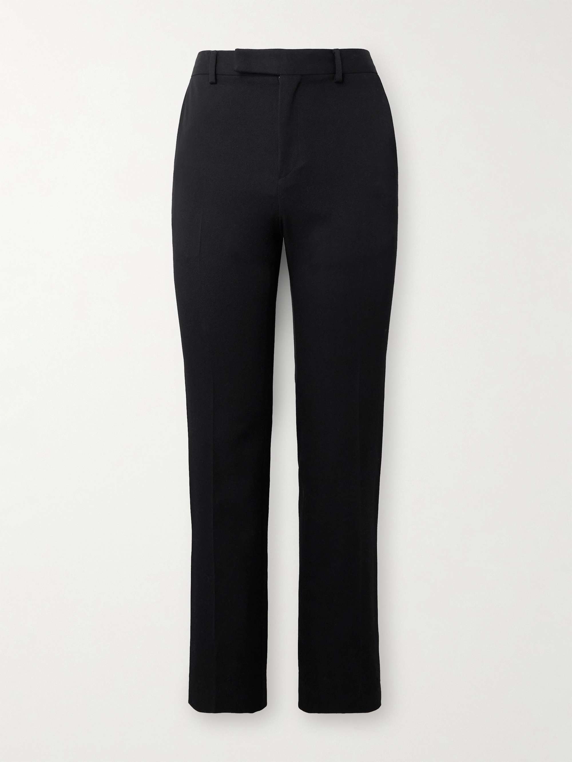 Slim-Fit Wool-Twill Trousers view