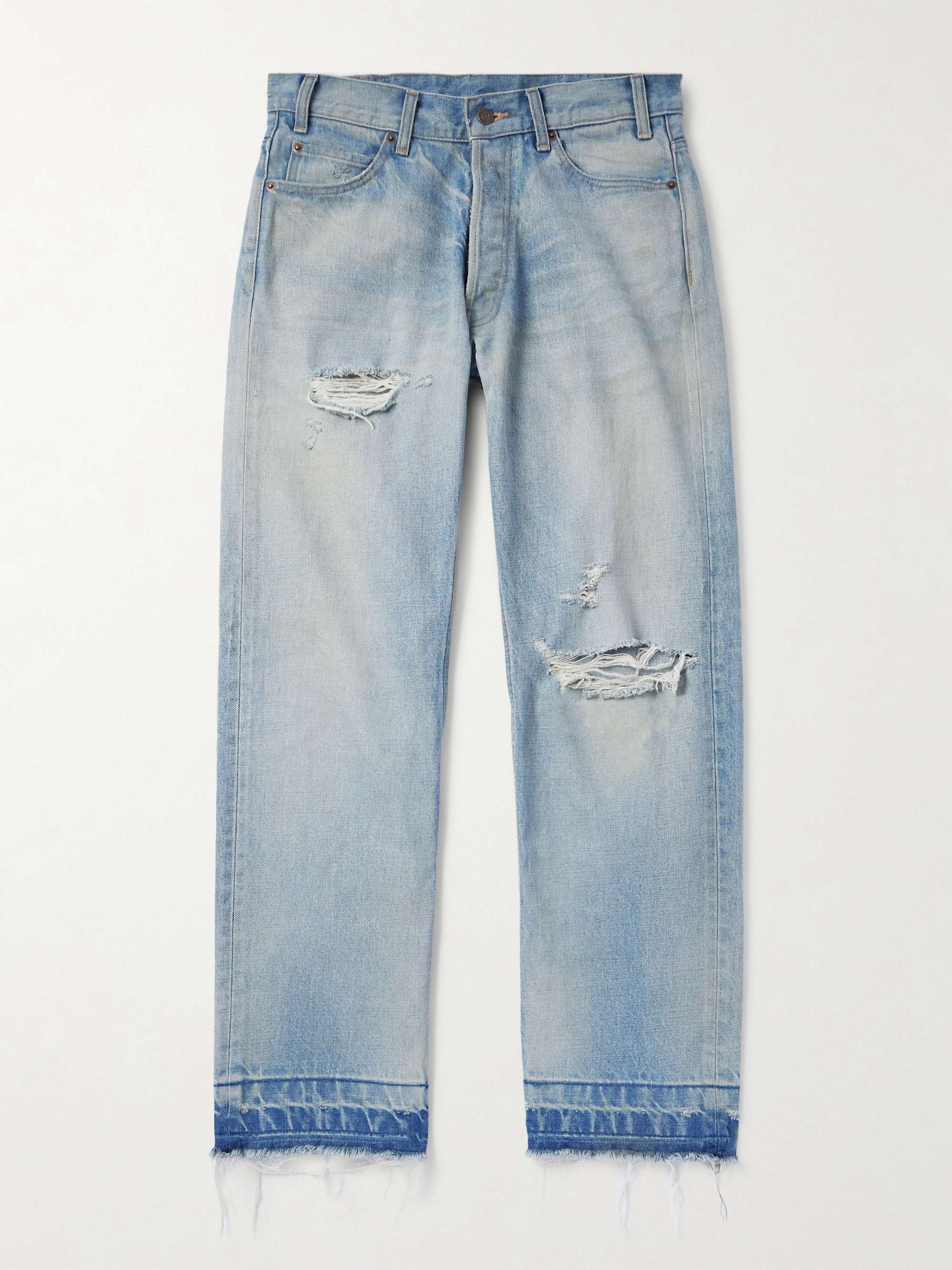 Wesley Straight-Leg Distressed Jeans view