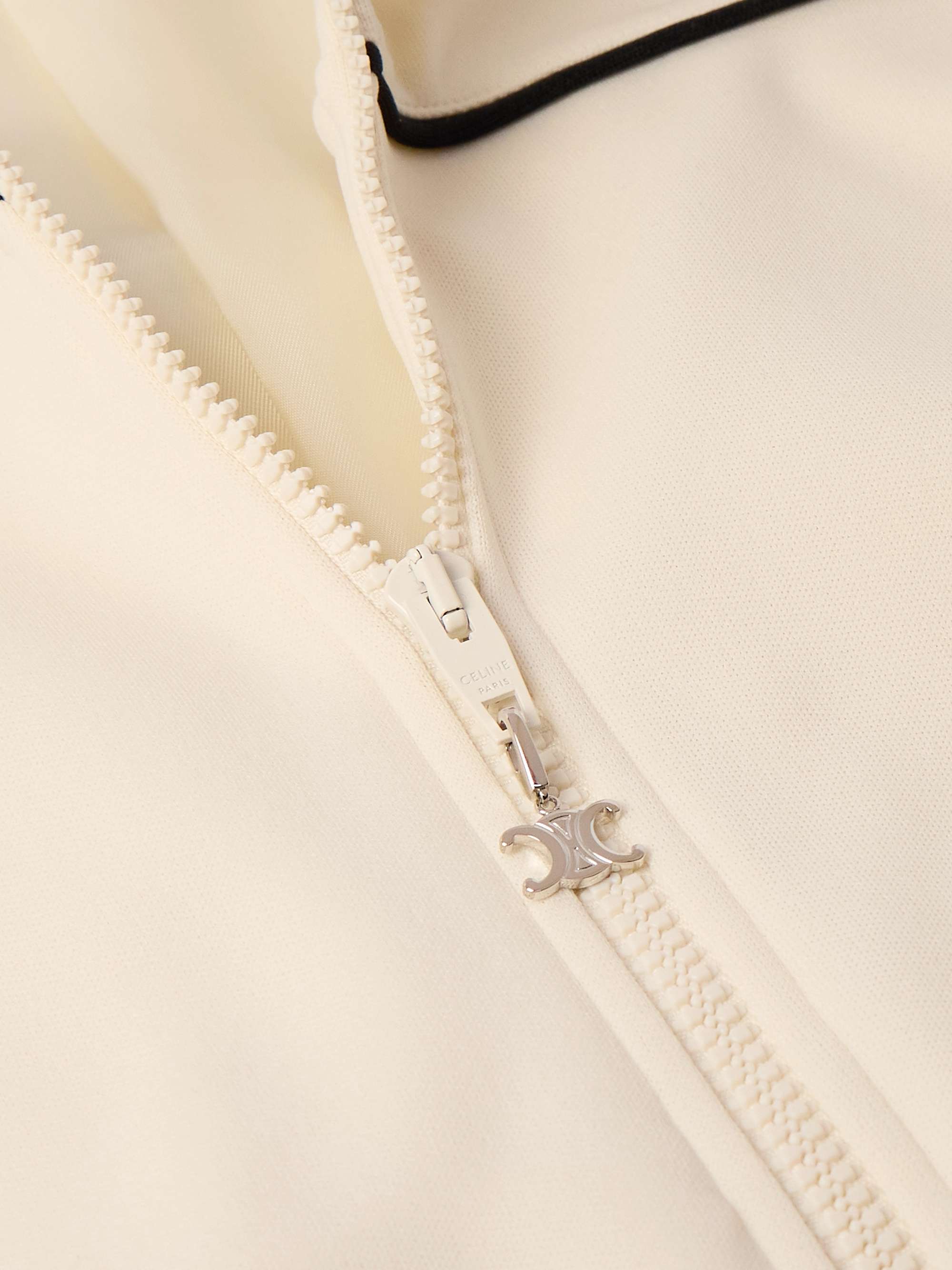 Logo-Embroidered Mesh-Trimmed Jersey Track Jacket view