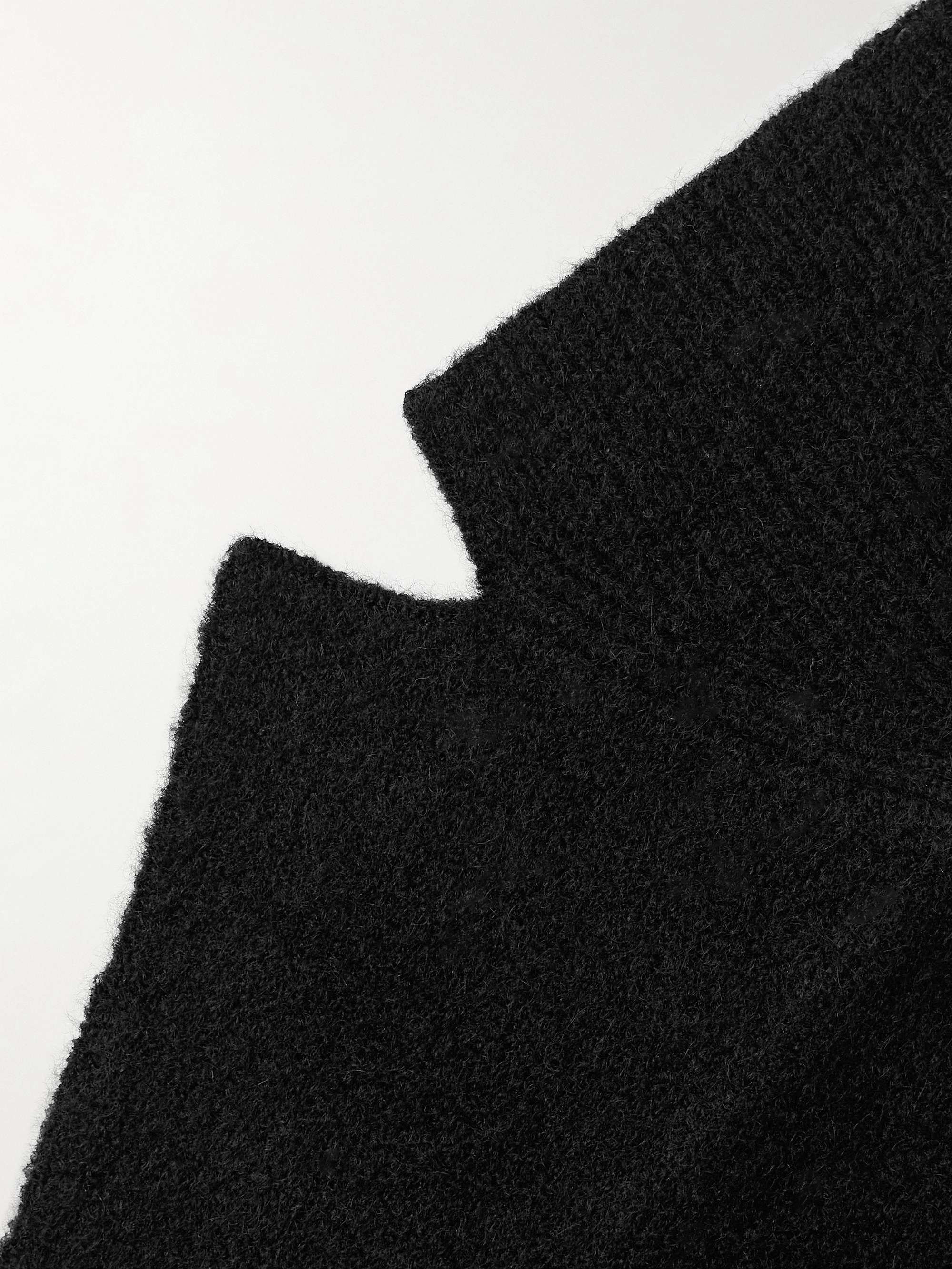 Unstructured Brushed-Knit Blazer view