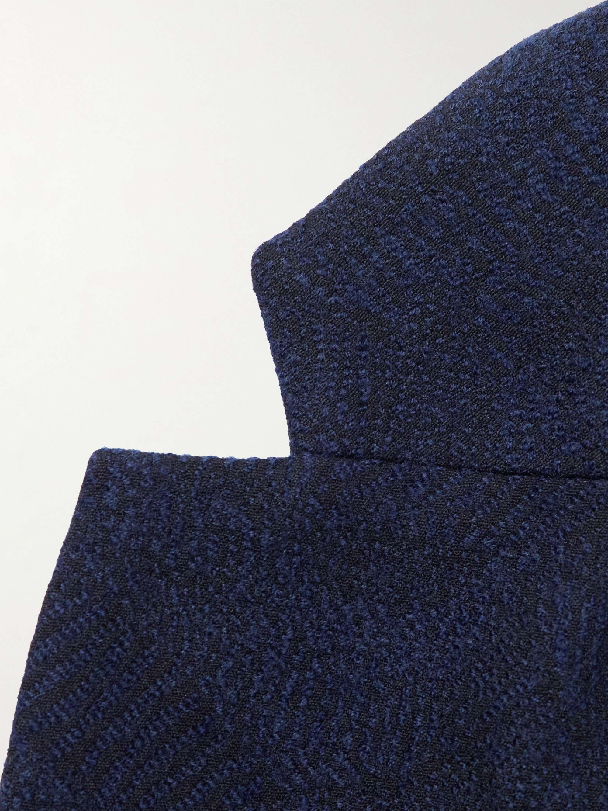 Cotton and Wool-Blend Jacquard Suit Jacket view