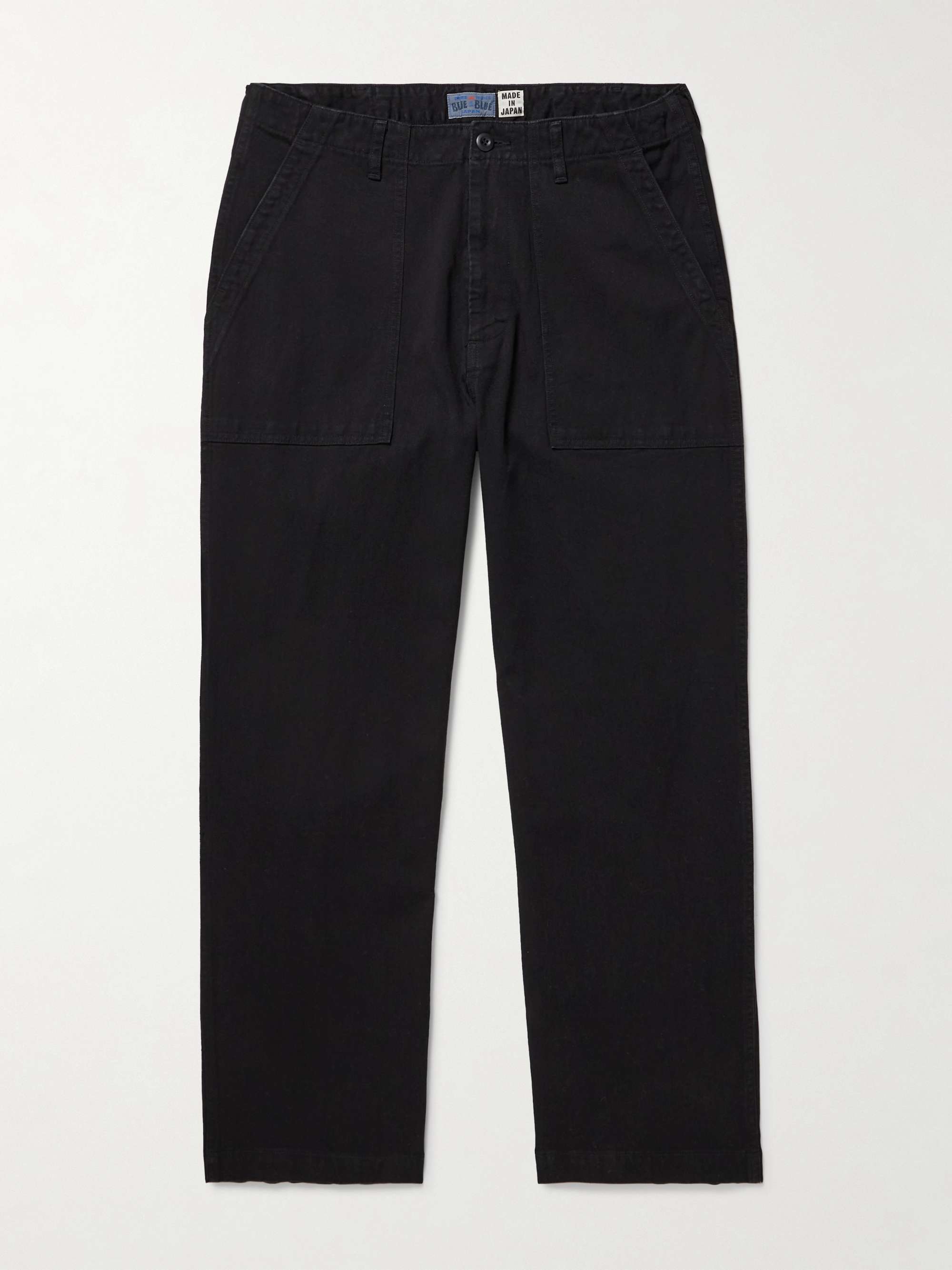Straight-Leg TENCEL™ Lyocell-Blend Twill Trousers view