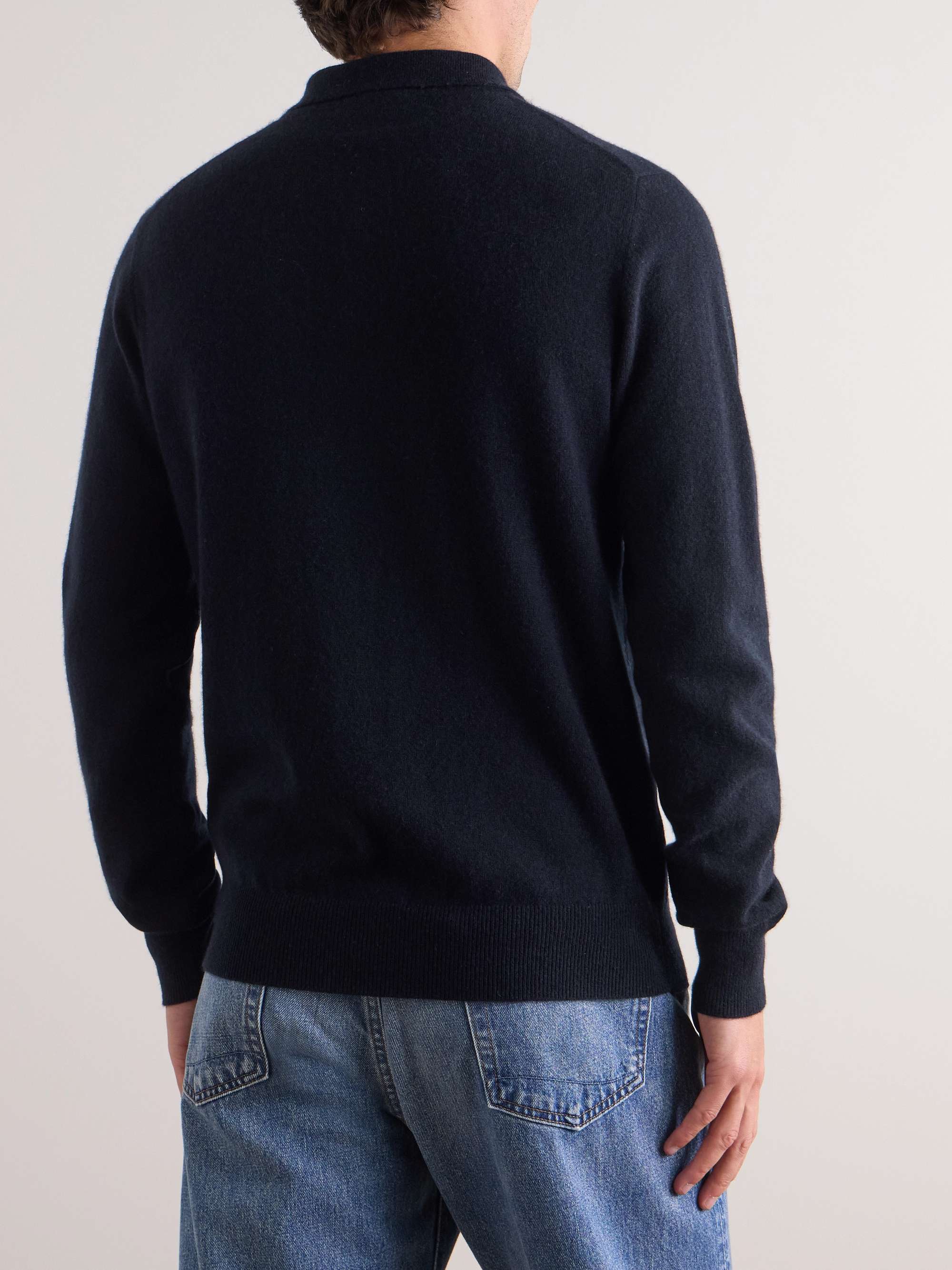 Cashmere Polo Sweater view