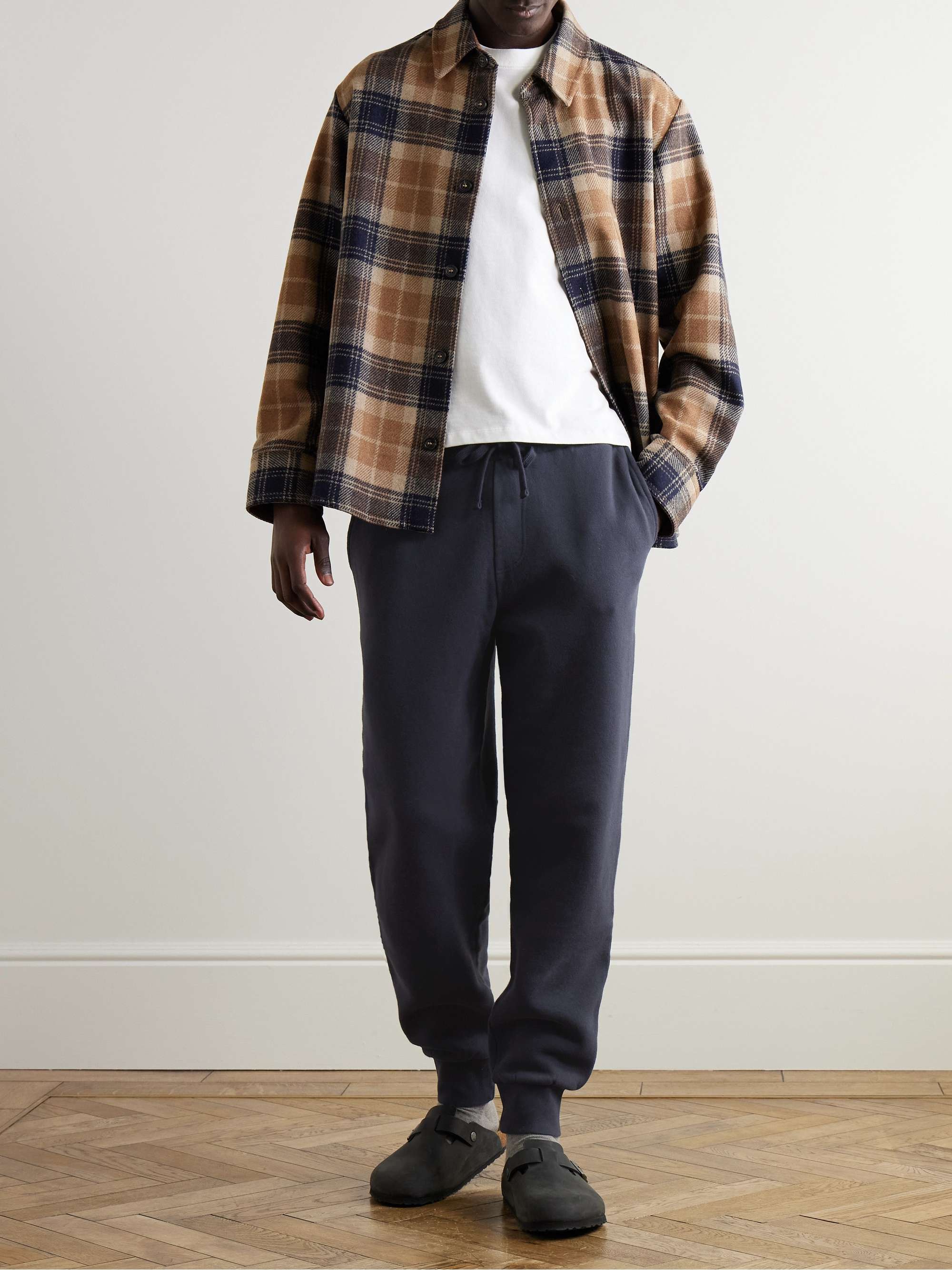 Job Straight-Leg Cotton-Jersey Sweatpants view
