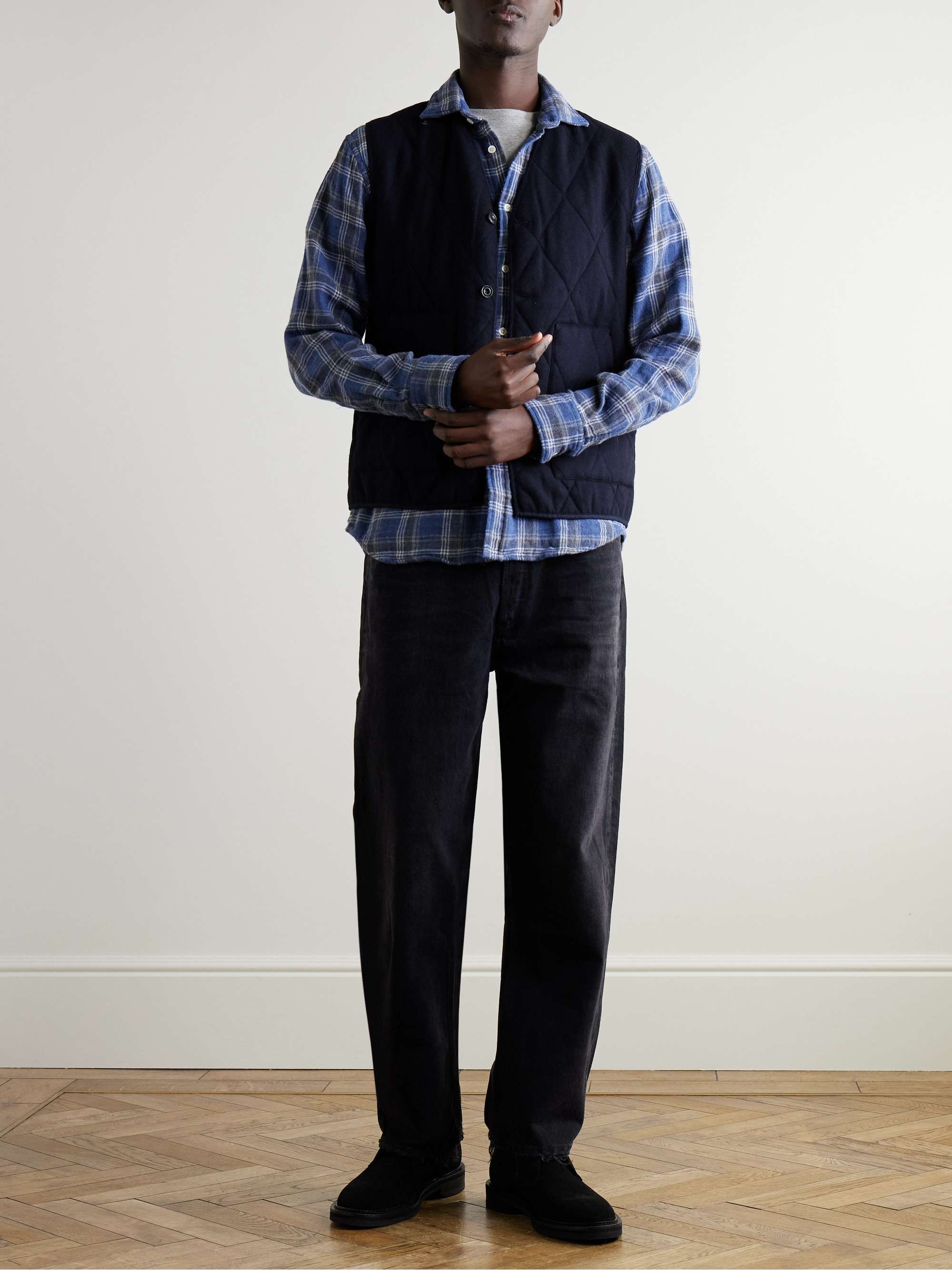 Vince Quilted Wool-Blend Gilet view