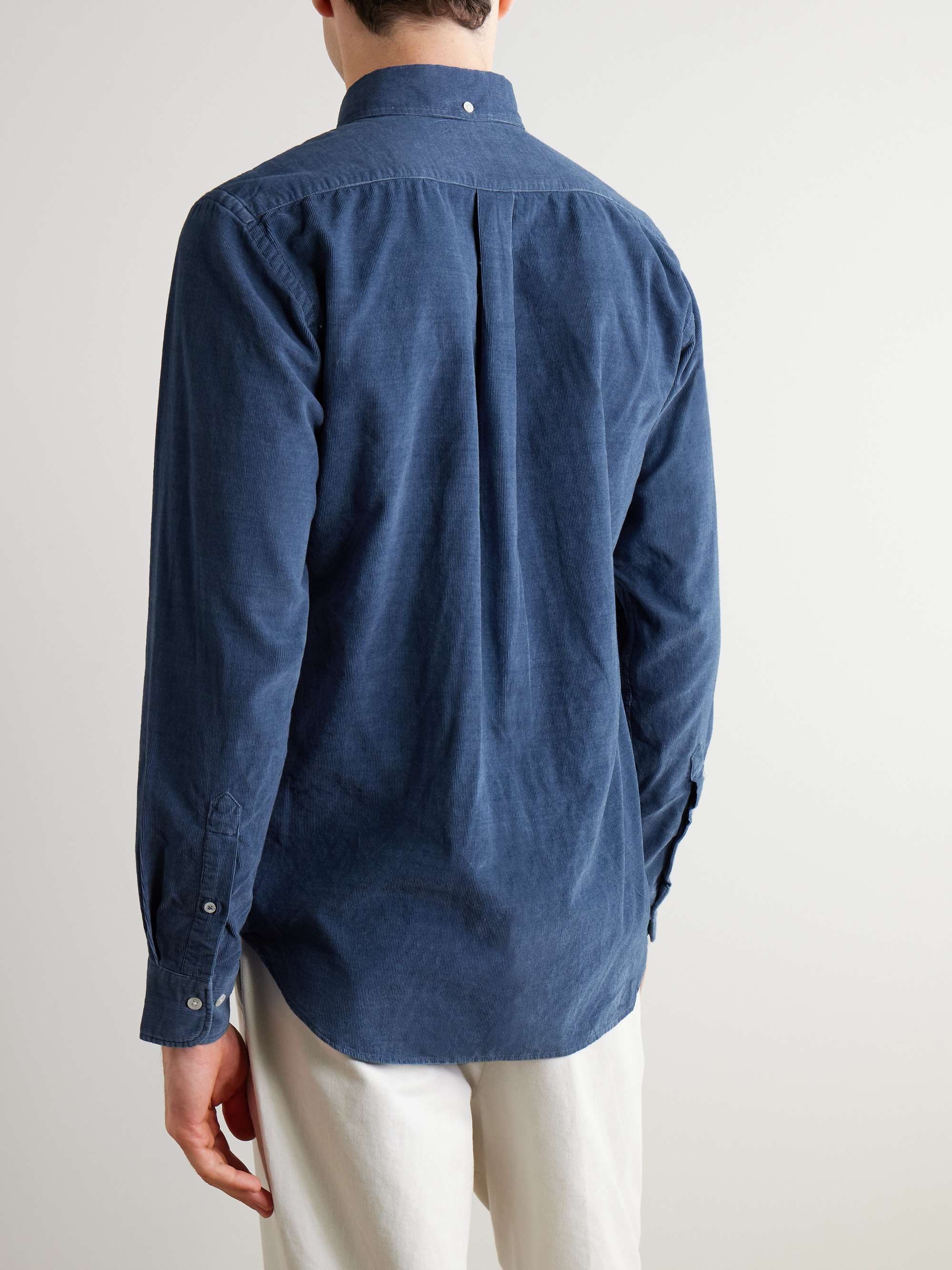 Pitt Button-Down Collar Cotton-Corduroy Shirt view
