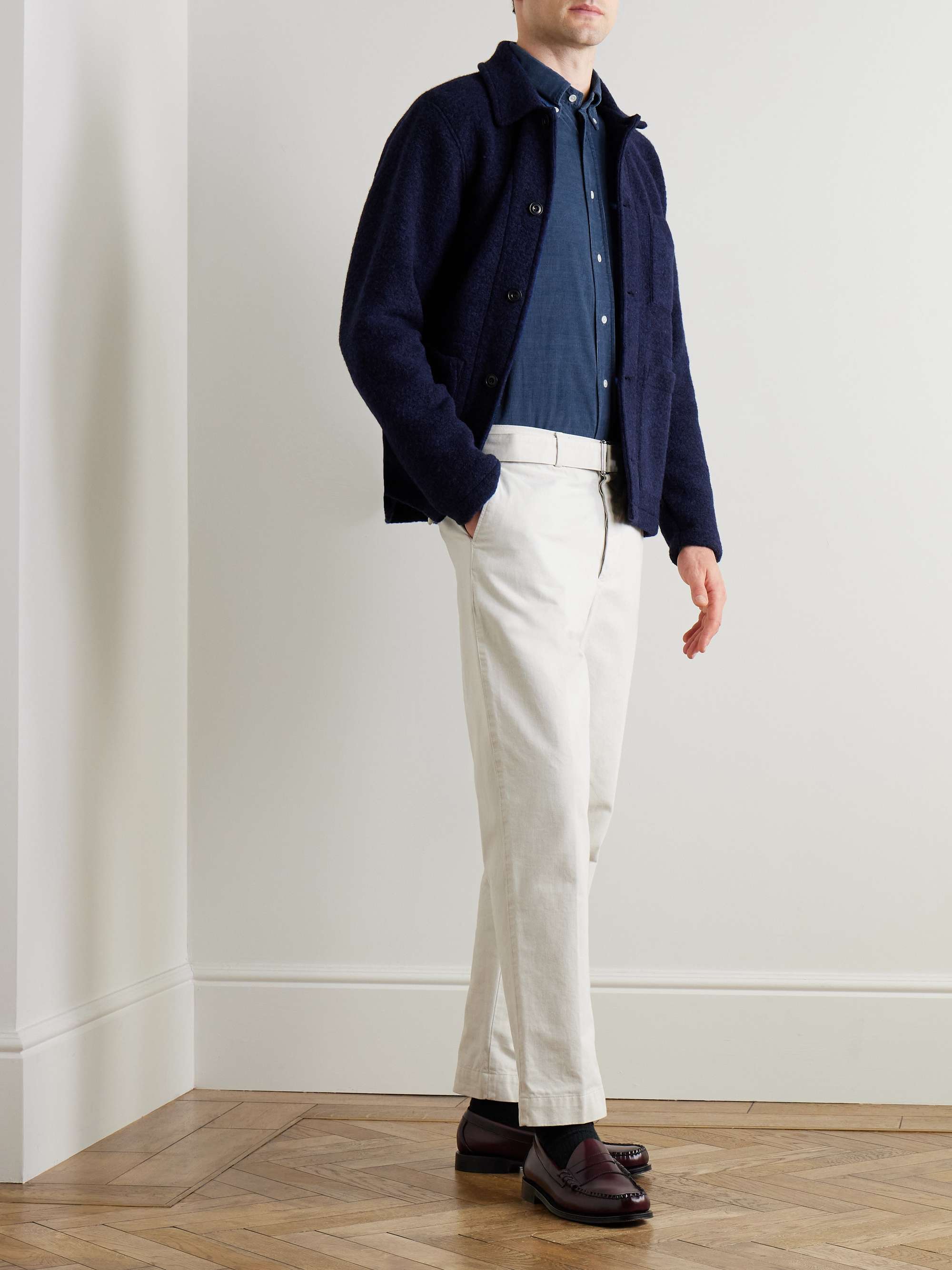 Pitt Button-Down Collar Cotton-Corduroy Shirt view