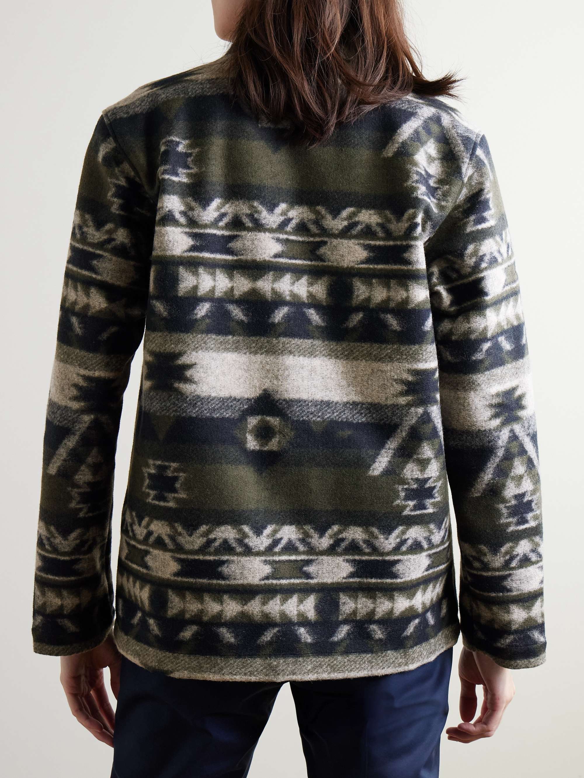 Perry Jacquard-Knit Shirt Jacket view