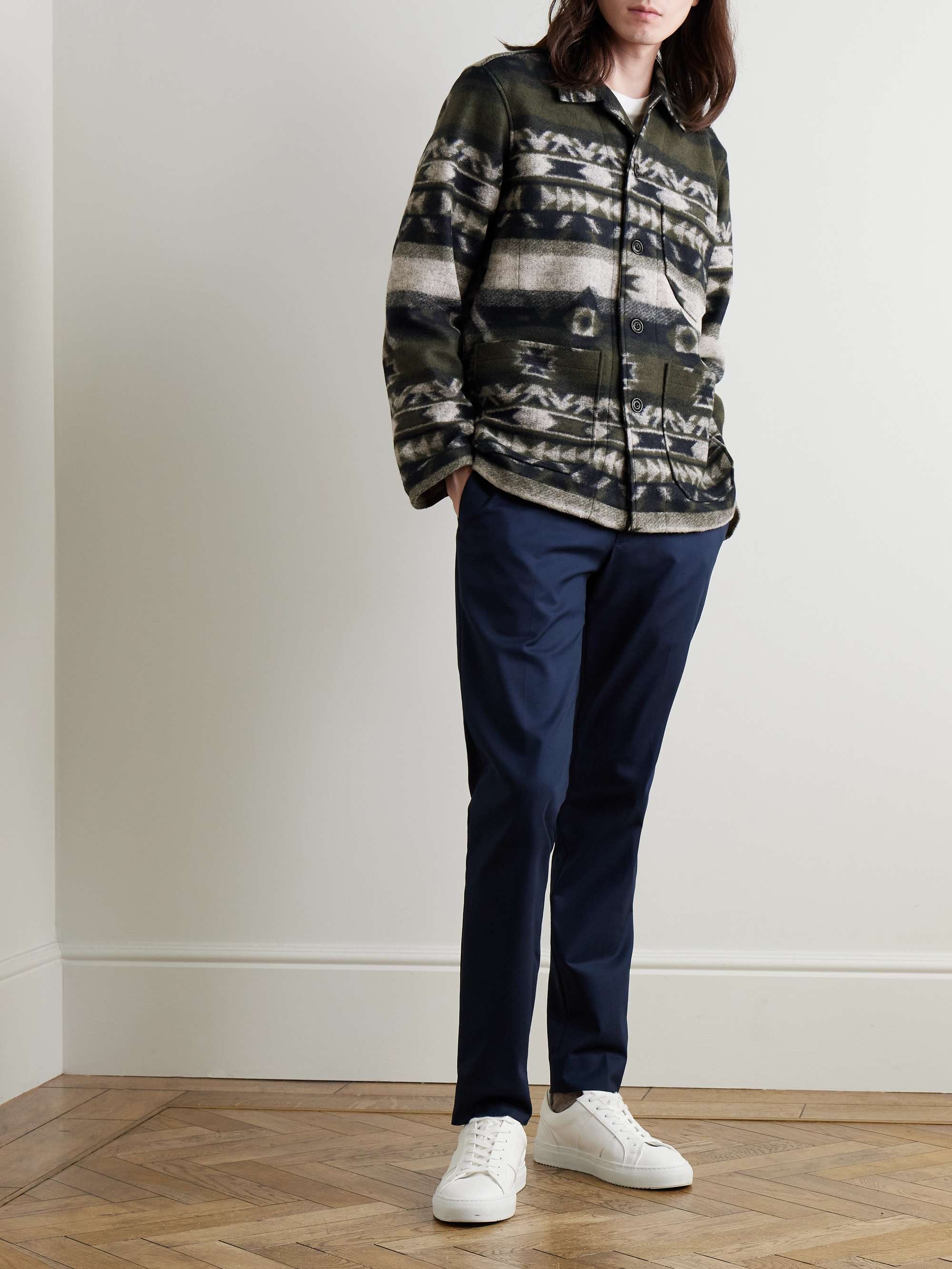 Perry Jacquard-Knit Shirt Jacket view