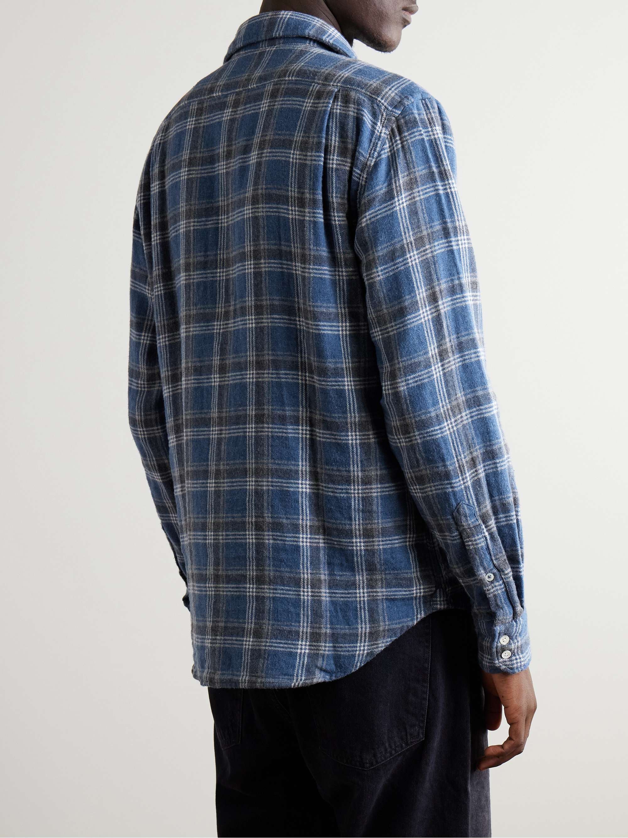Paul Checked Cotton-Flannel Shirt view