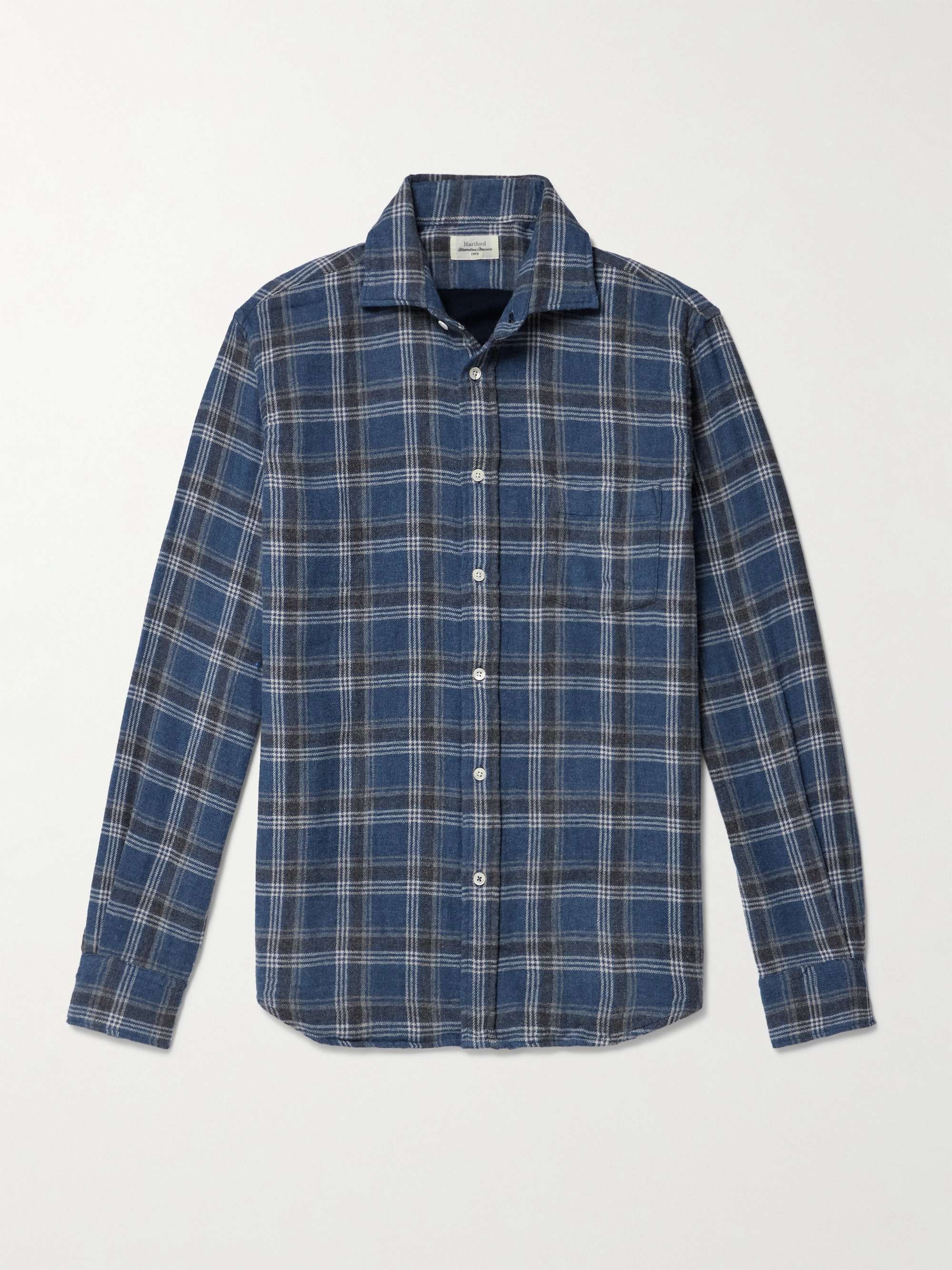 Paul Checked Cotton-Flannel Shirt view