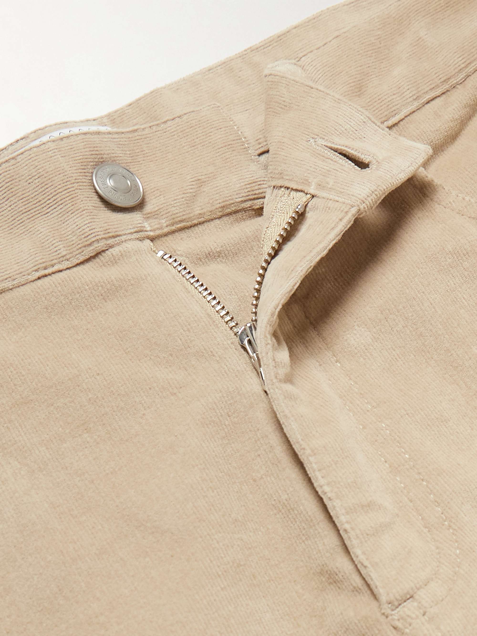 Columbo Straight-Leg Cotton-Blend Corduroy Trousers view