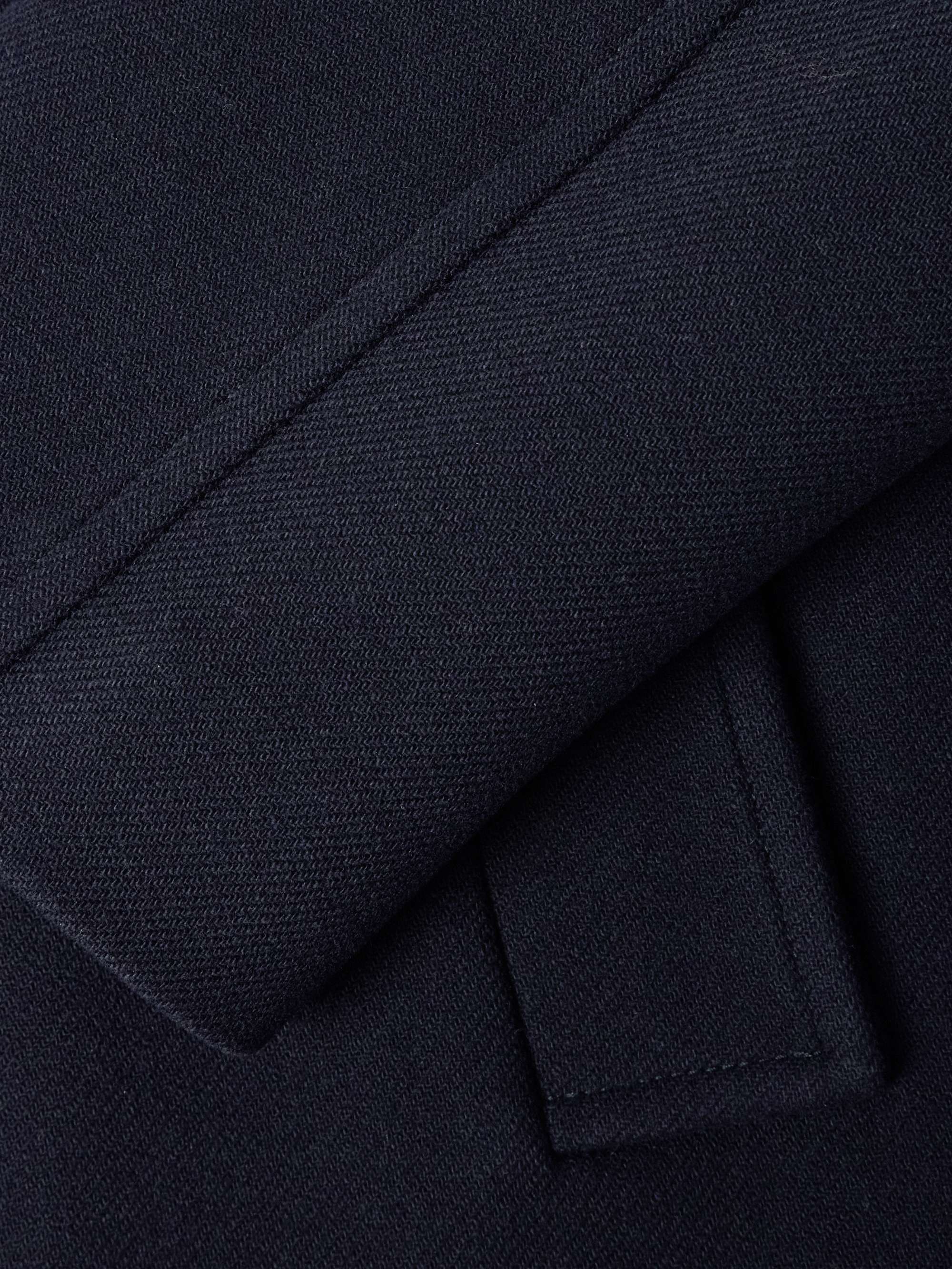 Double-Breasted Wool-Twill Peacoat view
