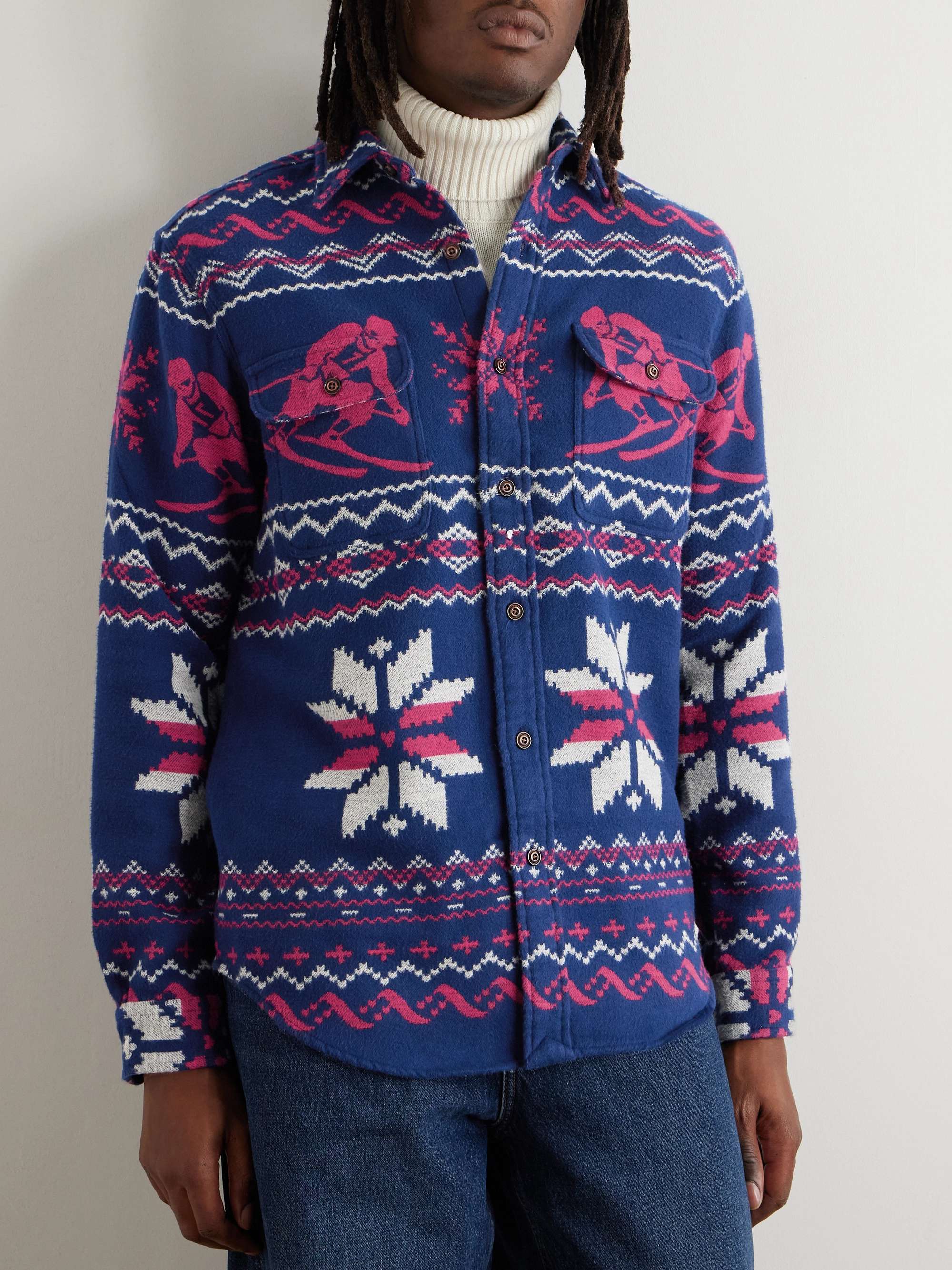 Cotton Flannel-Jacquard Shirt view