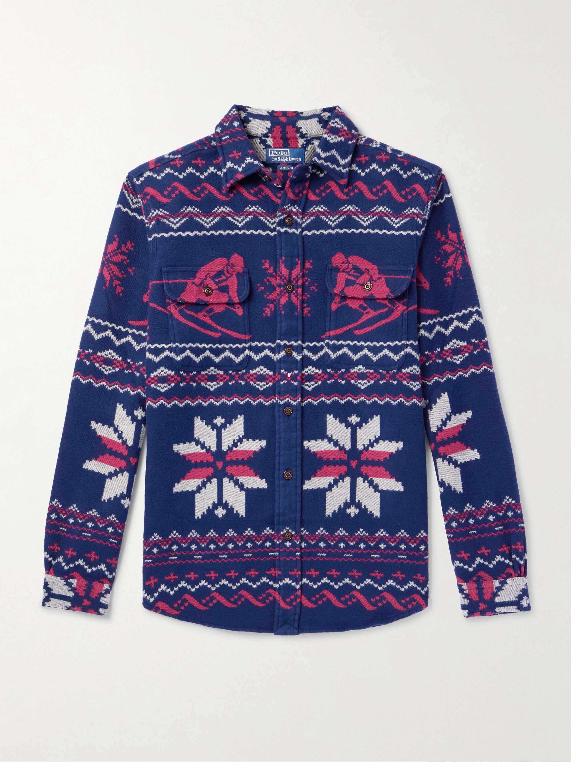 Cotton Flannel-Jacquard Shirt view