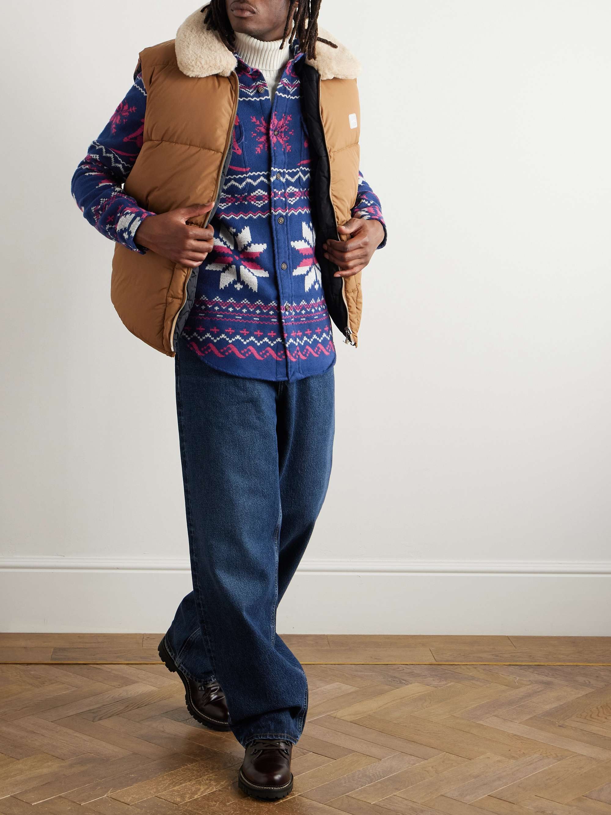 Cotton Flannel-Jacquard Shirt view