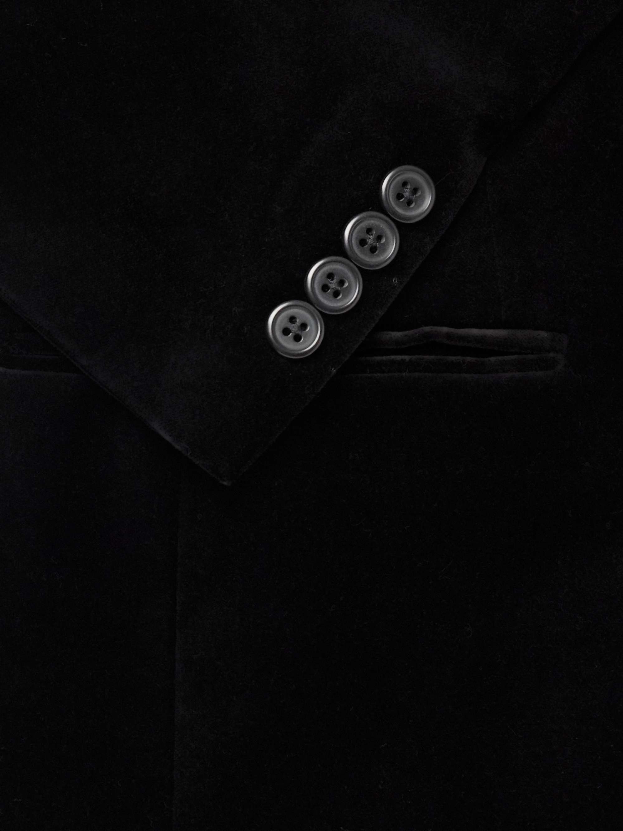 Cotton-Velvet Blazer view