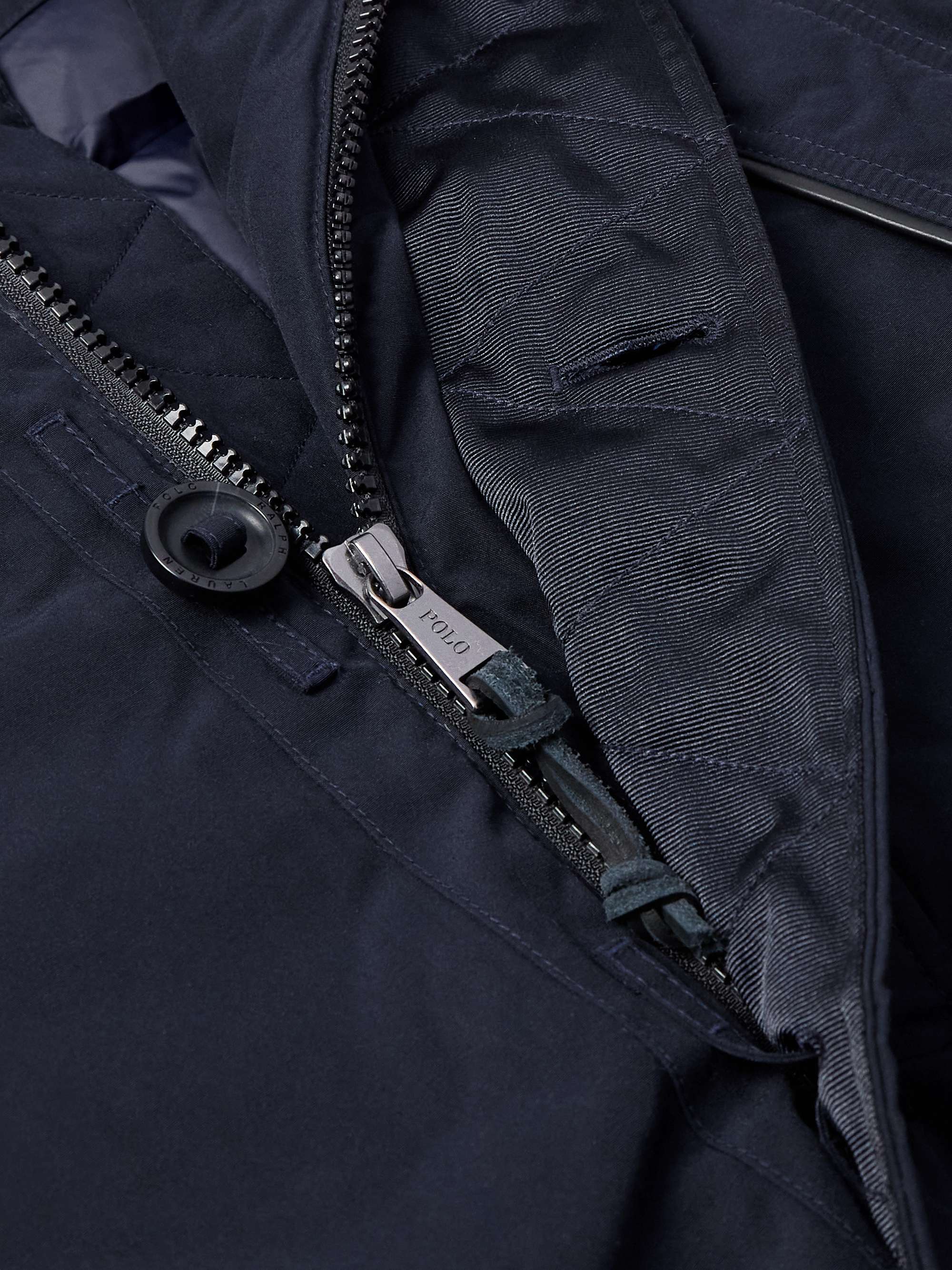 Annex Faux Fur-Trimmed Recycled-Shell Hooded Down Jacket view