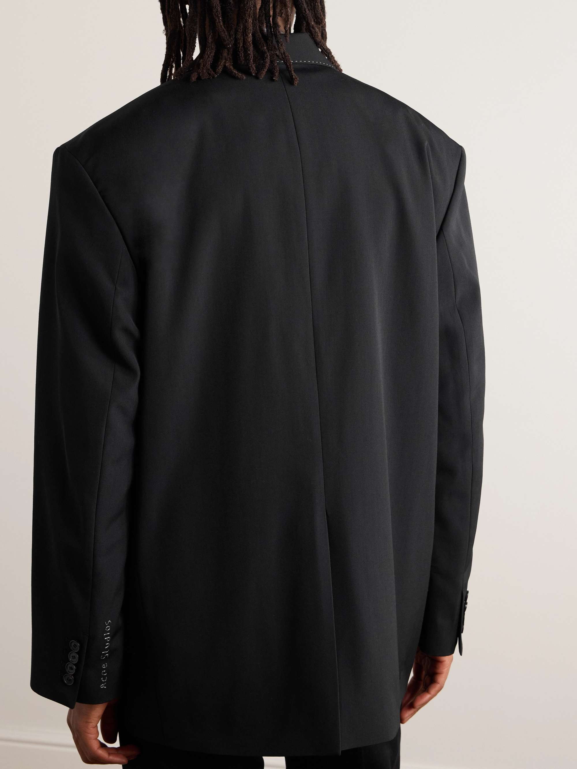 Juyliano Oversized Grain de Poudre Suit Jacket view