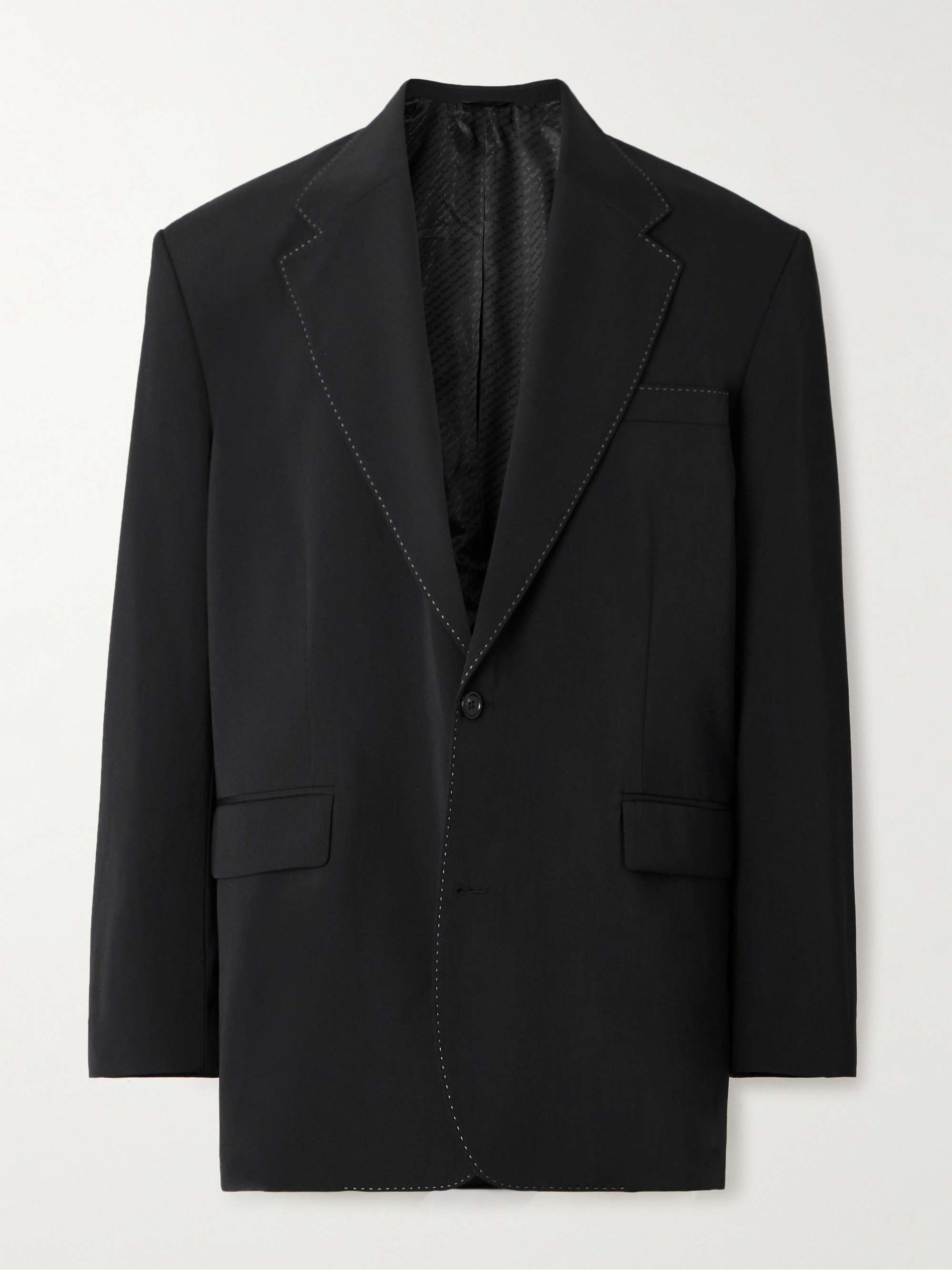 Juyliano Oversized Grain de Poudre Suit Jacket view
