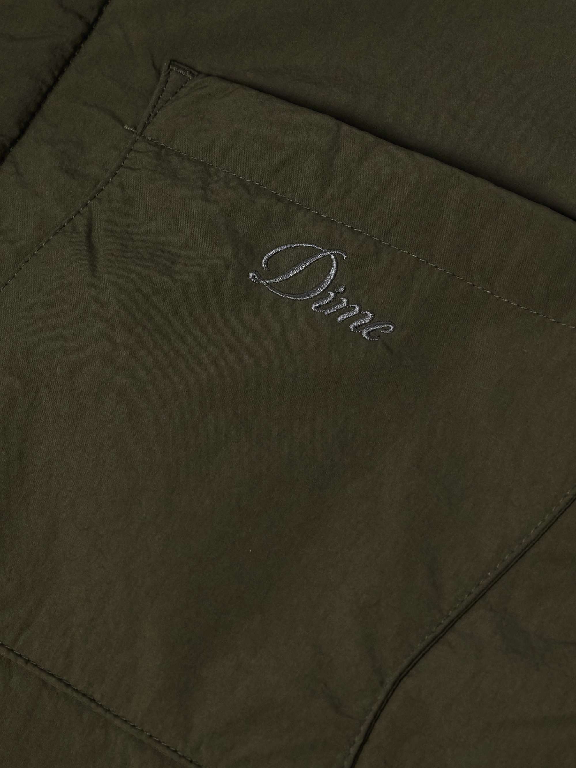 Reversible Logo-Embroidered Padded Shell Jacket view