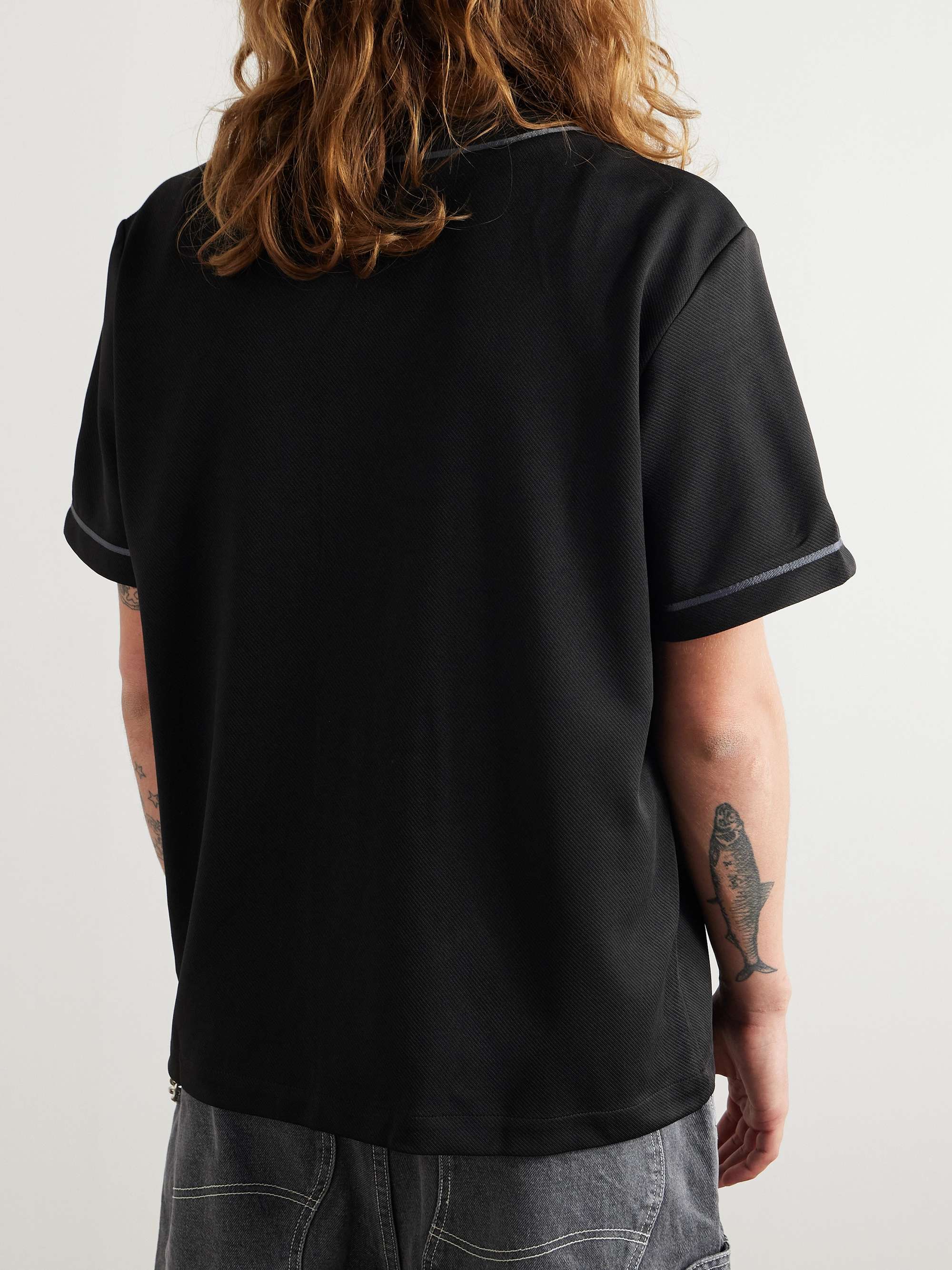 League Logo-Appliquéd Jersey Shirt view