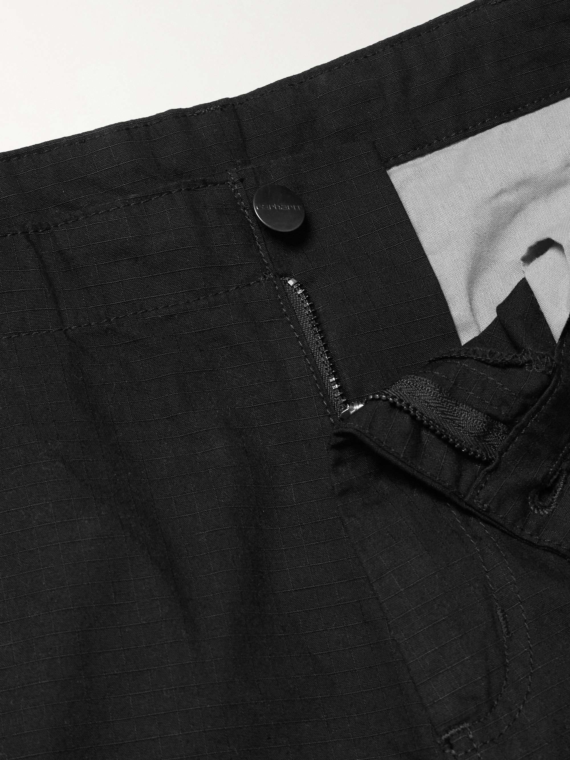 Straight-Leg Cotton-Ripstop Cargo Trousers view
