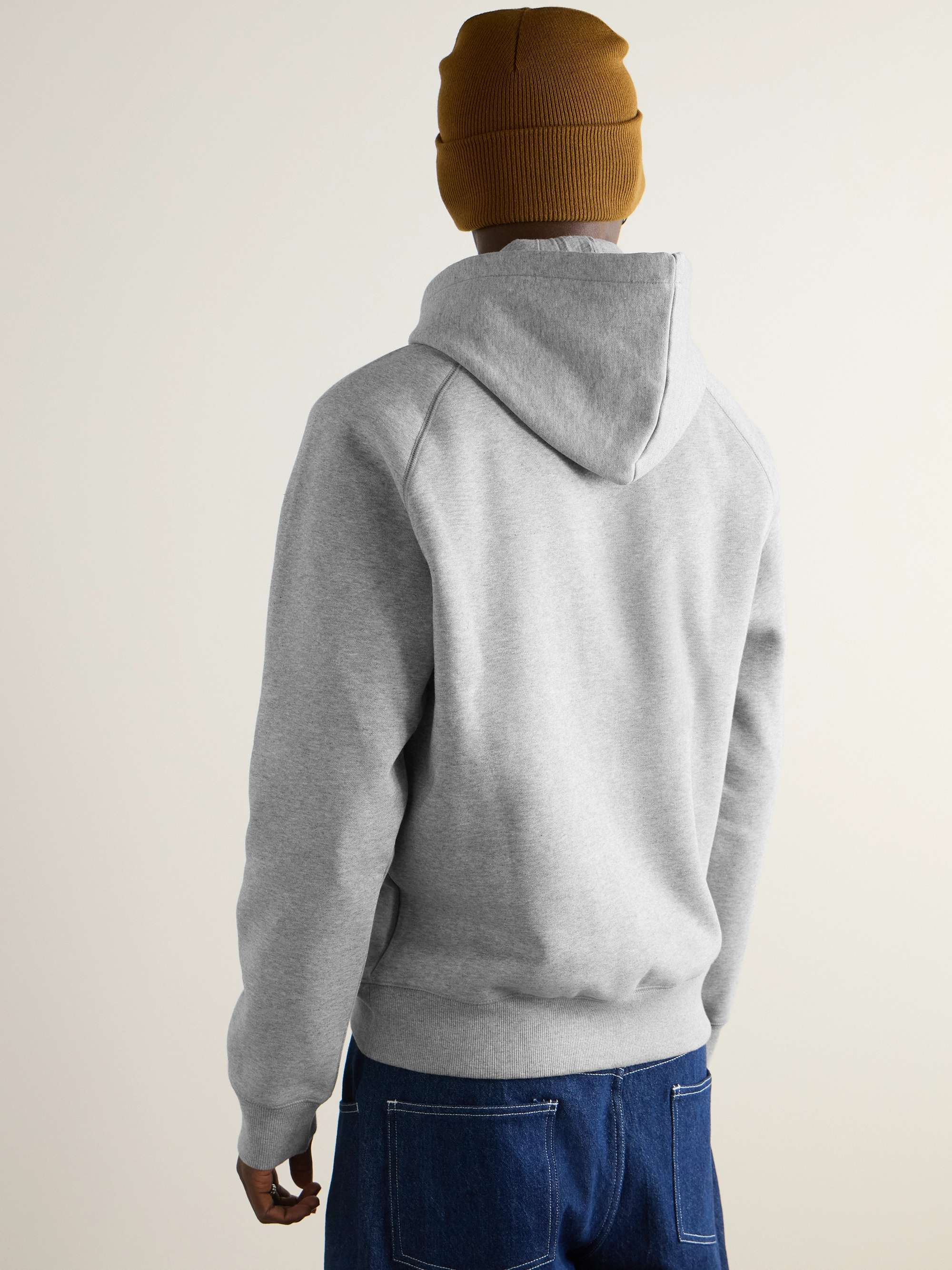 Chase Logo-Embroidered Cotton-Blend Jersey Hoodie view